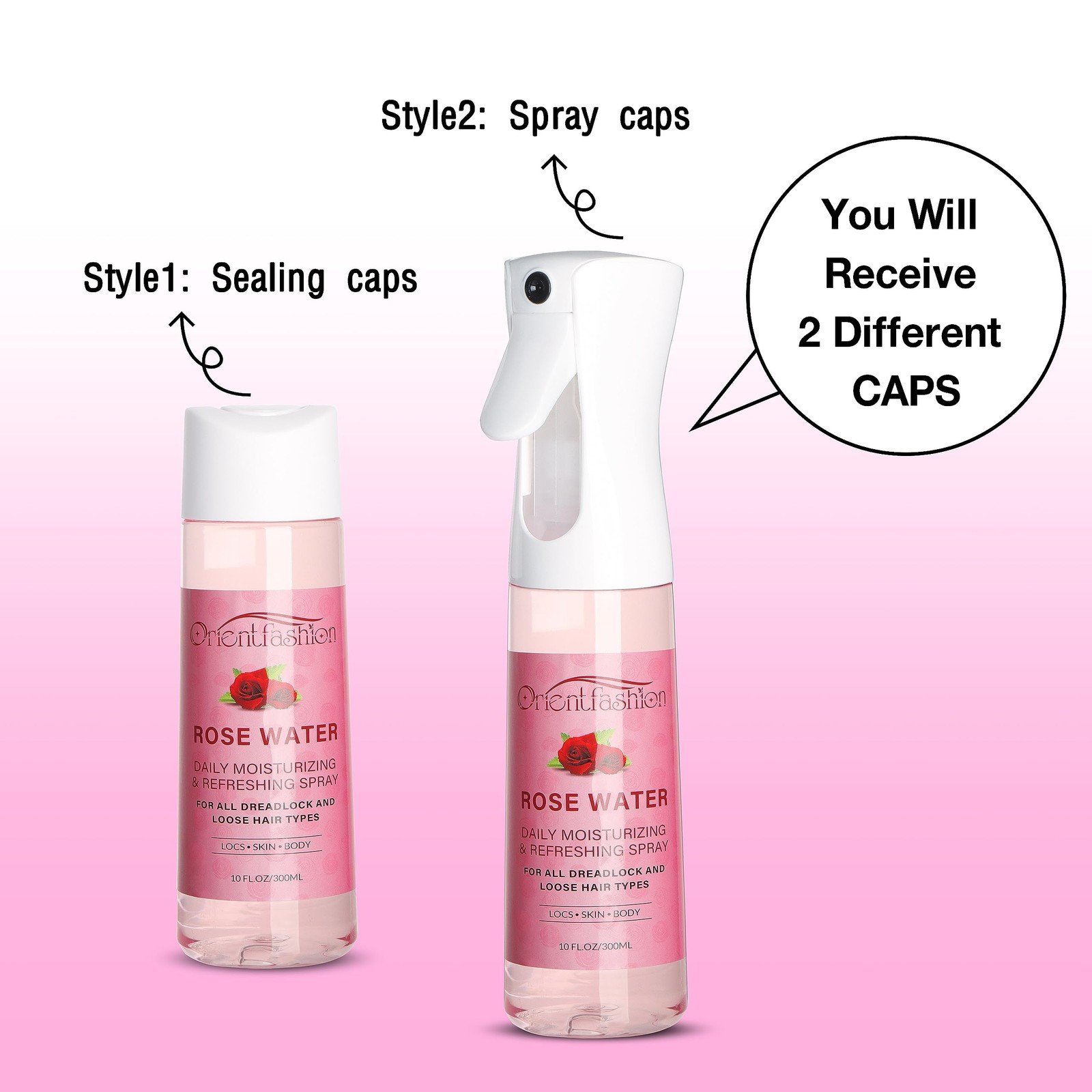 Orientfashion Moisturizing Refreshing Spray 10 Fl Oz (Pack of 1), Transparent