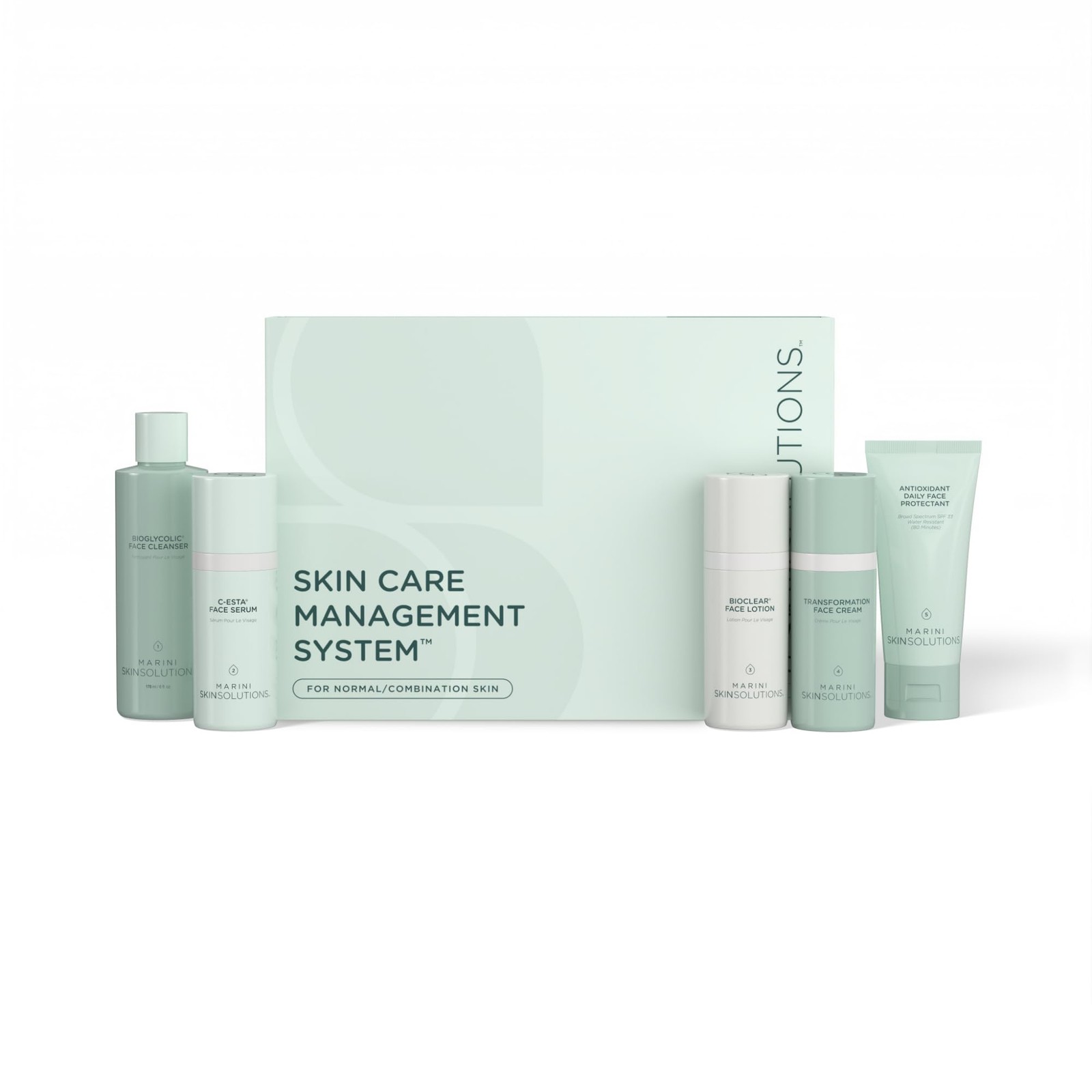 Marini SkinSolutions Skin Care Management System, Normal to Combination Skin wit