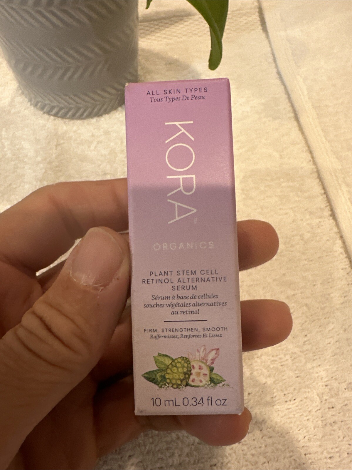 NEW Kora Organics Plant Stem Cell Retinol Alternative Serum 0.34oz 10ml NEW