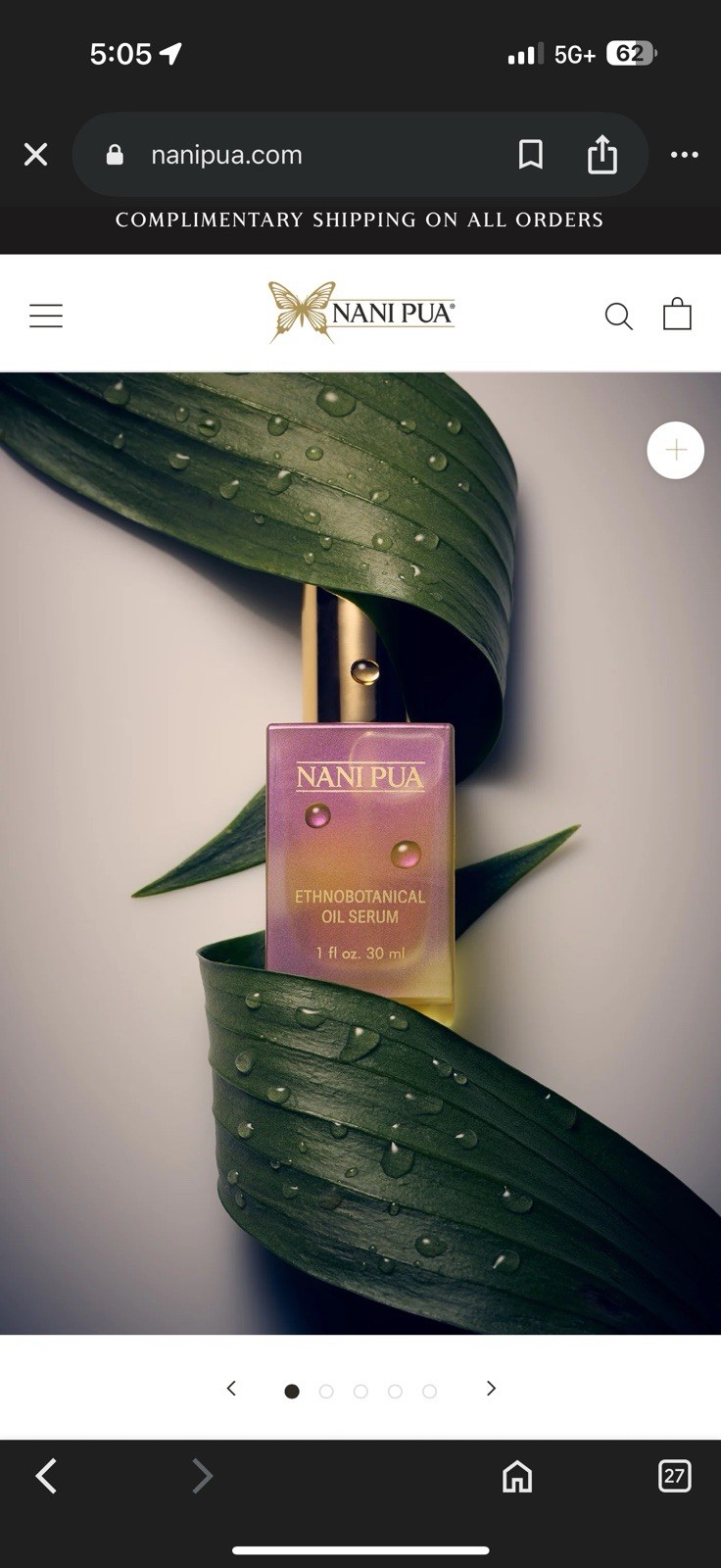 NANI PUA ETHNOBOTANICAL FACE SERUM