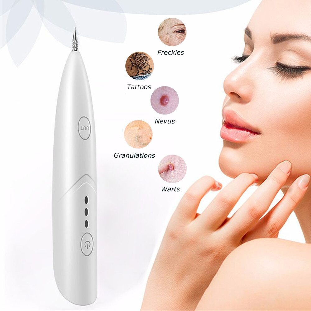 Laser Plasma Pen Dark Spots Skin Tags Tattoo Mole Wart Remover Pen Mole Removal
