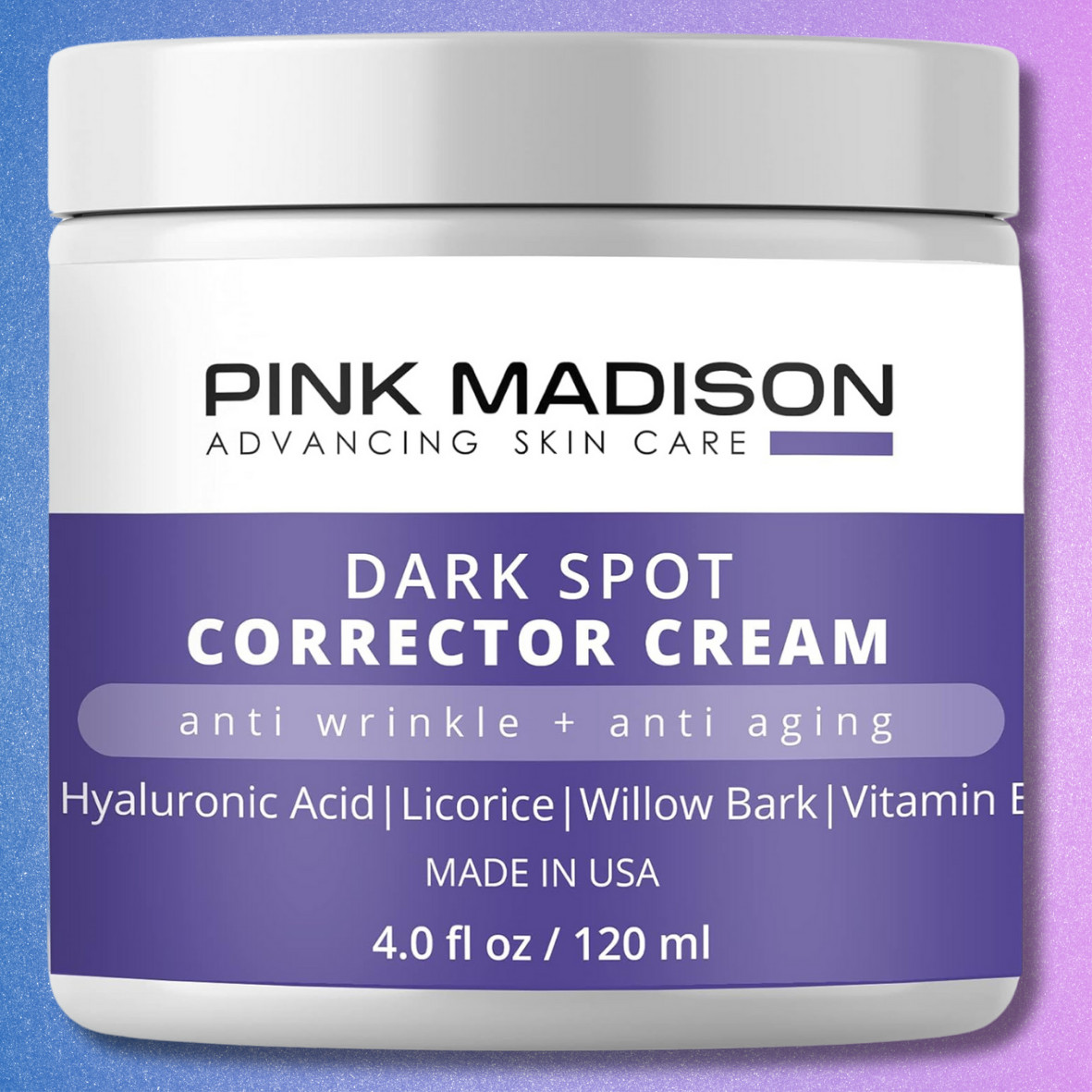 Anti Aging DARK SPOT CORRECTOR for Face, Body Age Spot Remover. MADE in USA 4 OZ