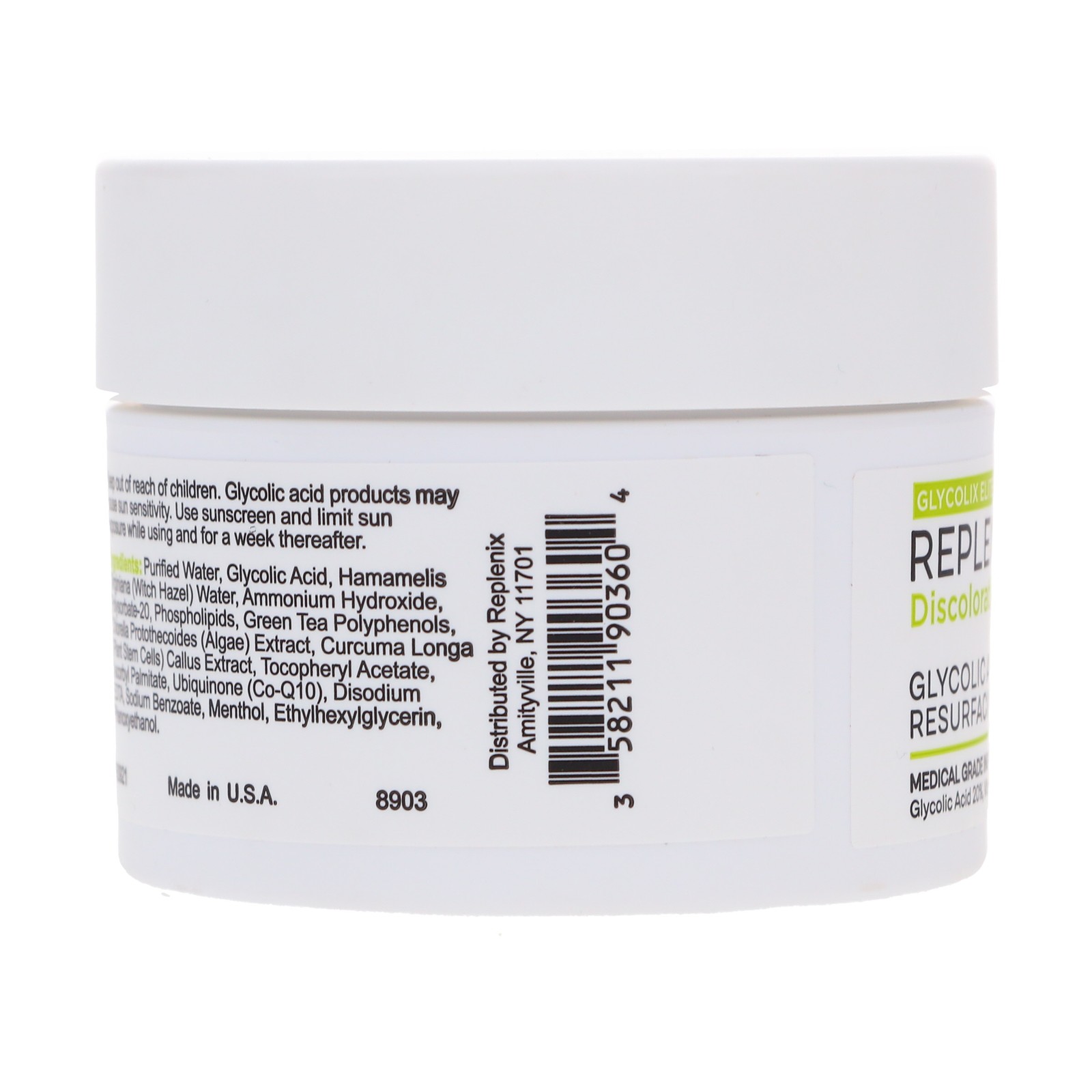 Replenix Glycolic Acid 20% Resurfacing Peel Pads 60 ct