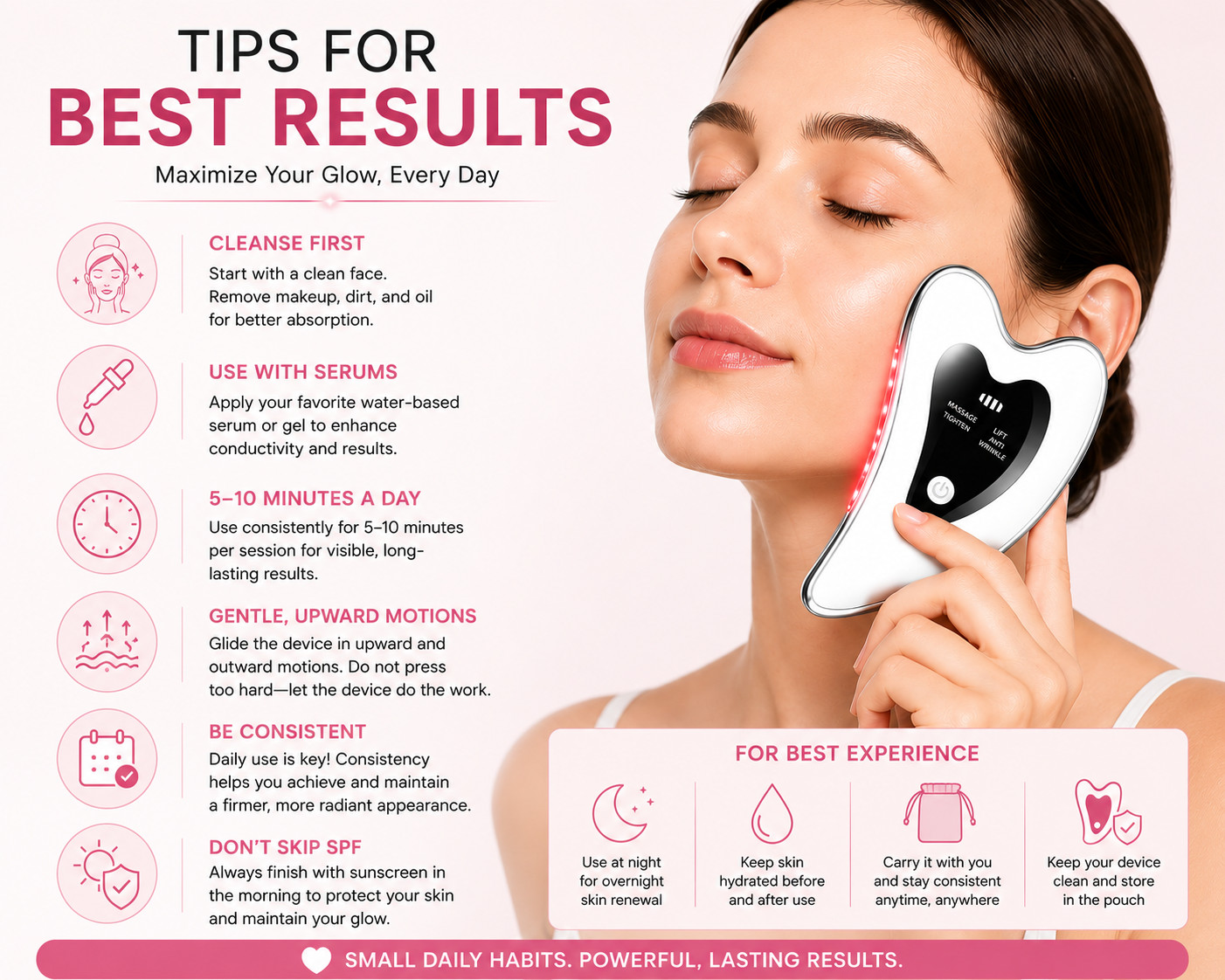 Electric Gua Sha Facial Tools – Face Sculpting Tool/Lift Device Anti-Aging