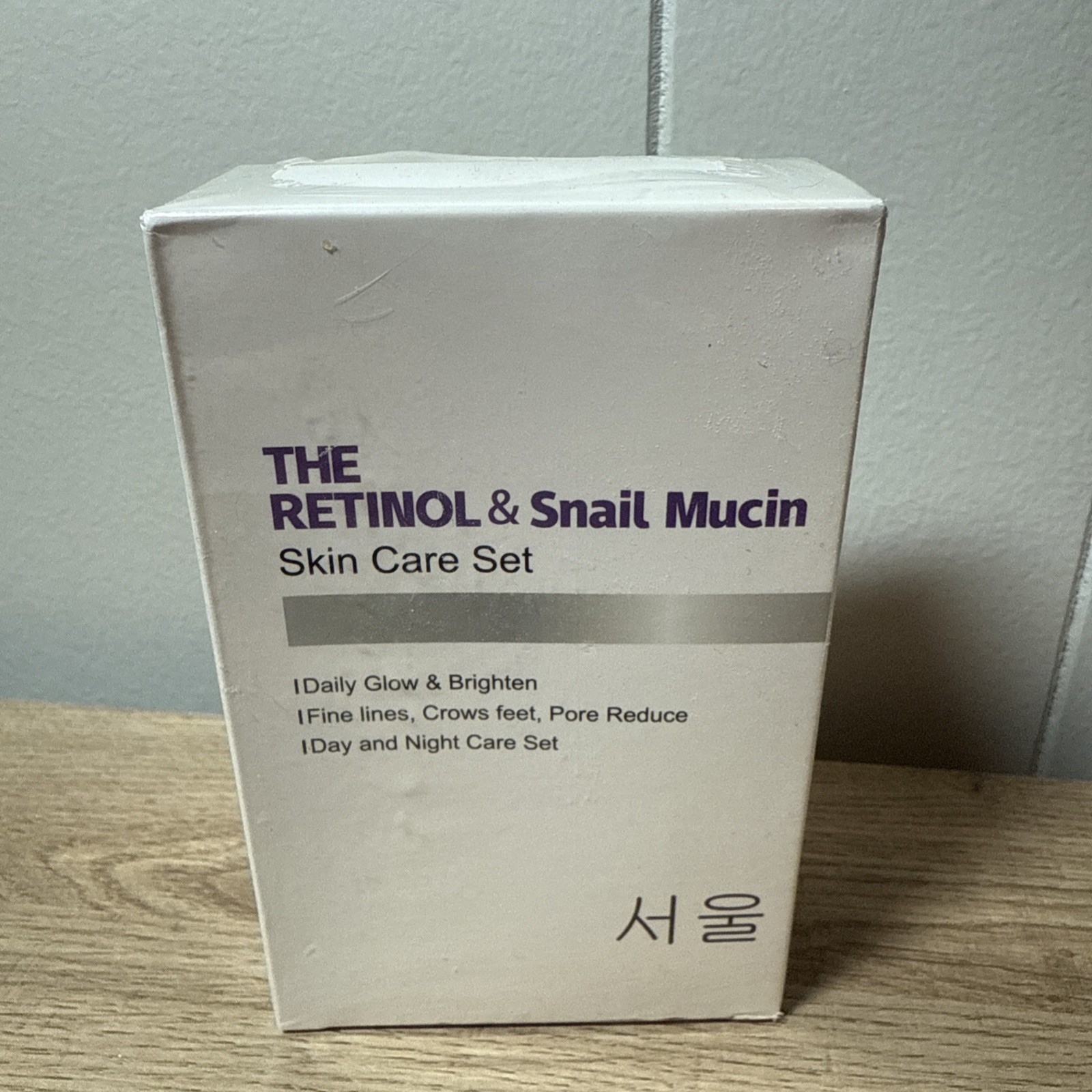 The LANEMY Retinol Serum & Snail Mucin Cream Skin Care Set, Daily Glow New U5