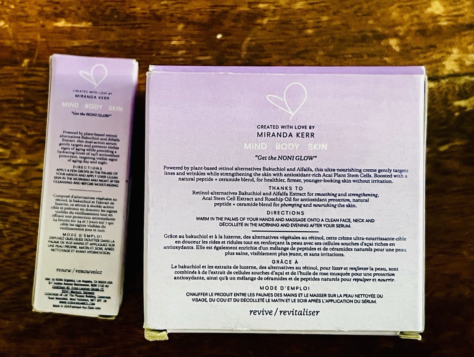 KORA Organics Plant Stem Cell Retinol Alternative Serum & Moisturizer New Sealed
