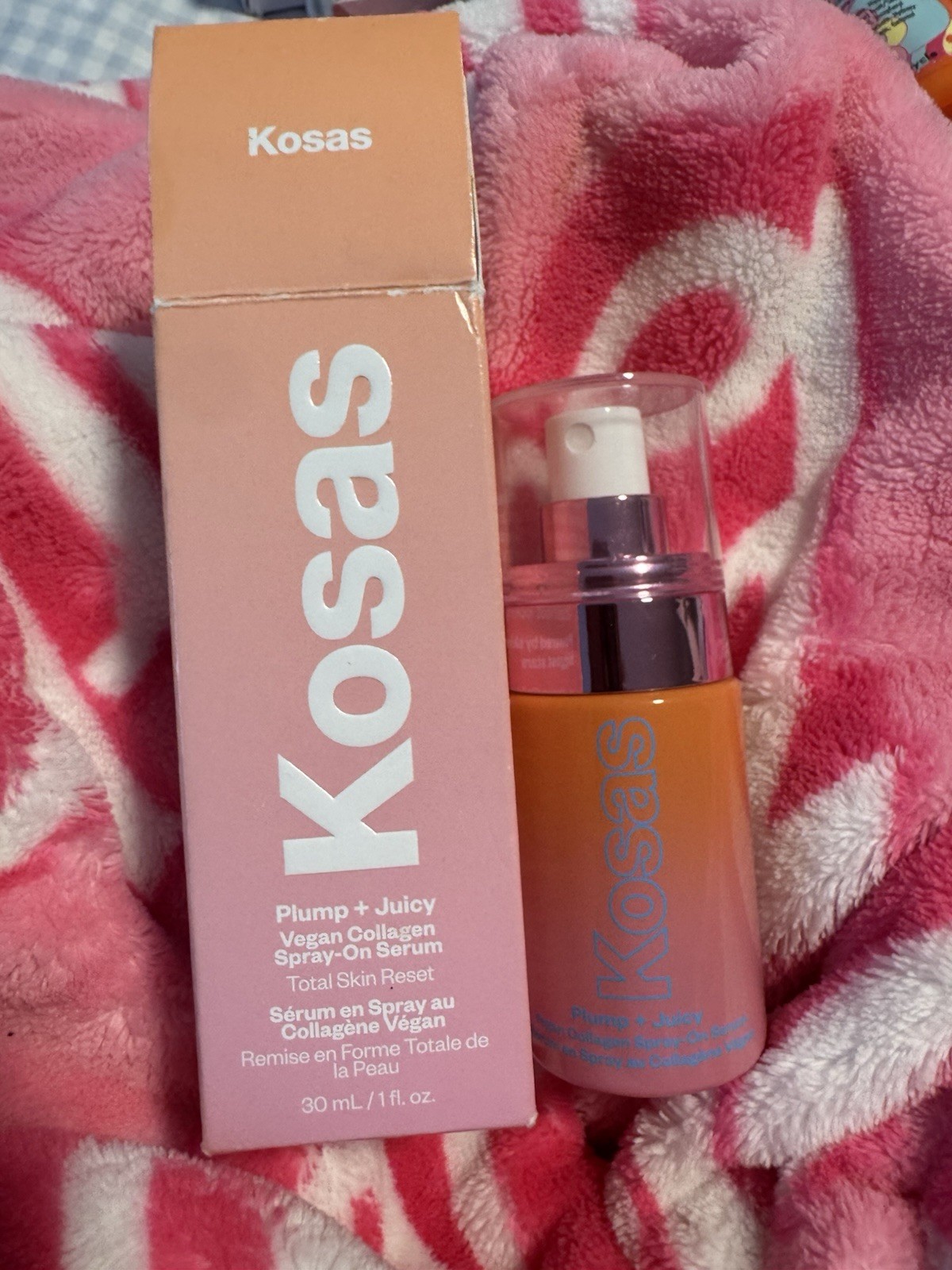 KOSAS Plump Juicy Vegan Collagen Spray-On Serum 1 FL OZ Brand New In Box