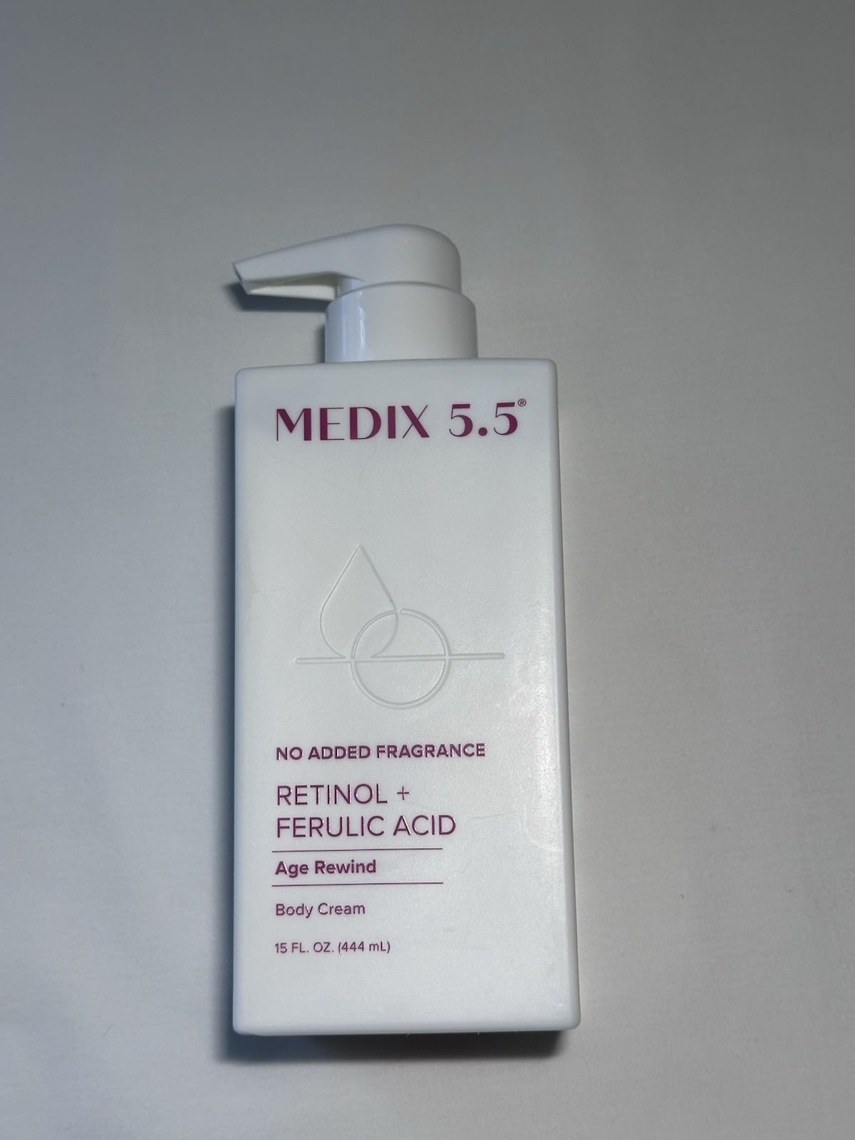 Medix 5.5 Retinol Ferulic Acid Age Rewind Body Cream No Added Fragrance 15 fl oz