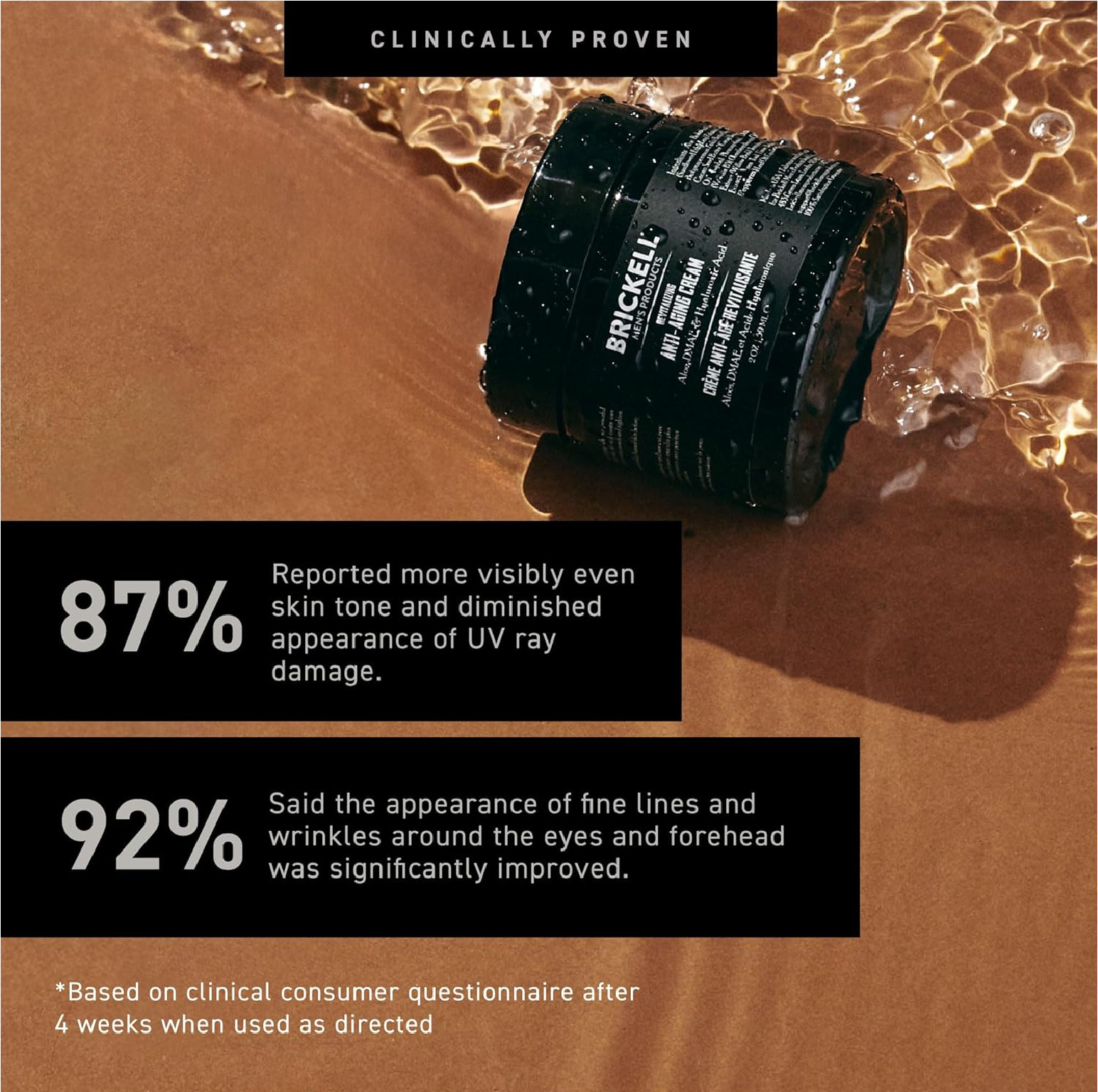 Brickell Men’s Revitalizing Anti-Aging Cream For Men, Anti Wrinkle Night Face Cr