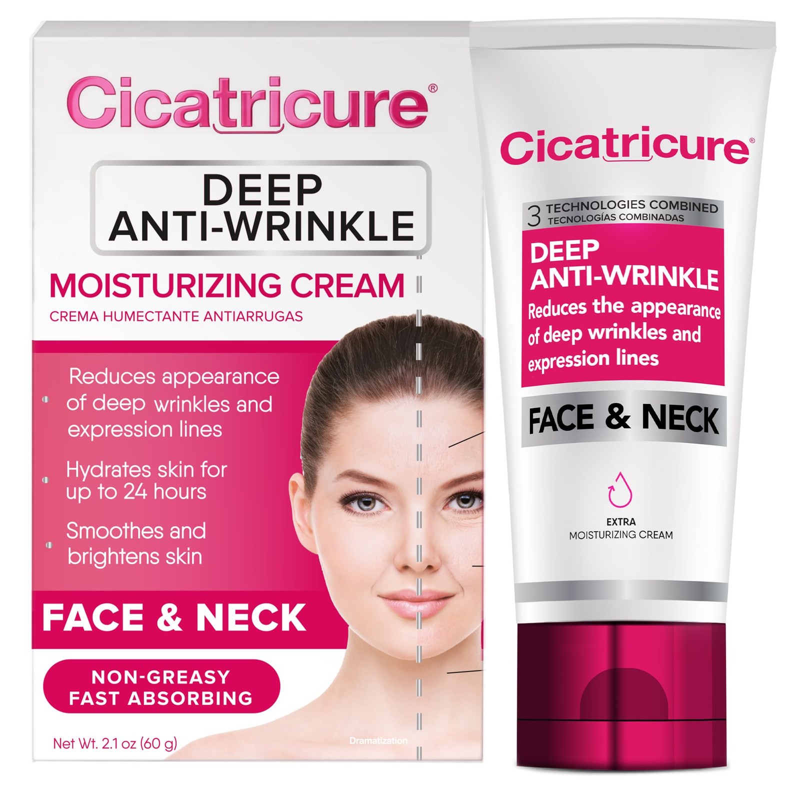 Deep Anti-Wrinkle Face & Neck Cream, Reduces the Appearance of Wrinkles from …