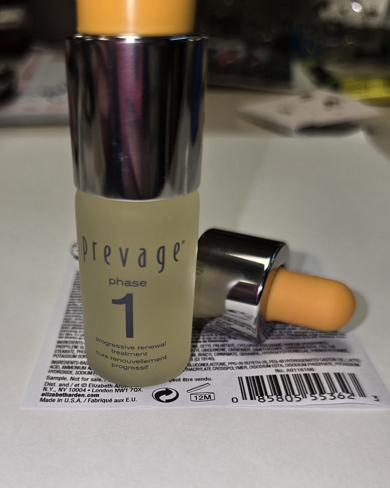 Elizabeth Arden PREVAGE Progressive Renewal Treatment PHASE #1 .33oz NWOB
