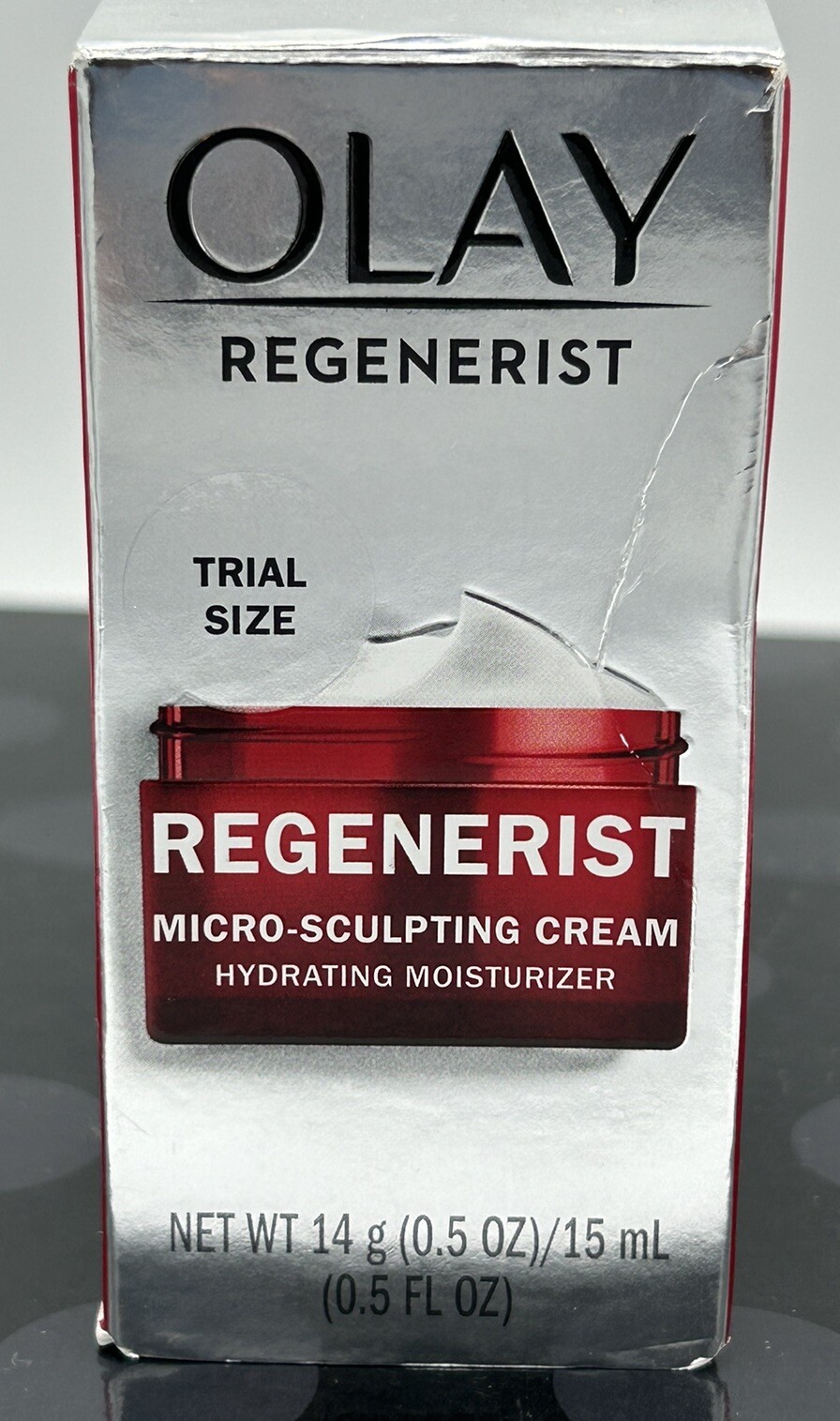 OLAY REGENERIST MICRO-SCULPTING Cream Anti-Aging Moisturizer Trial Size 0.5 oz