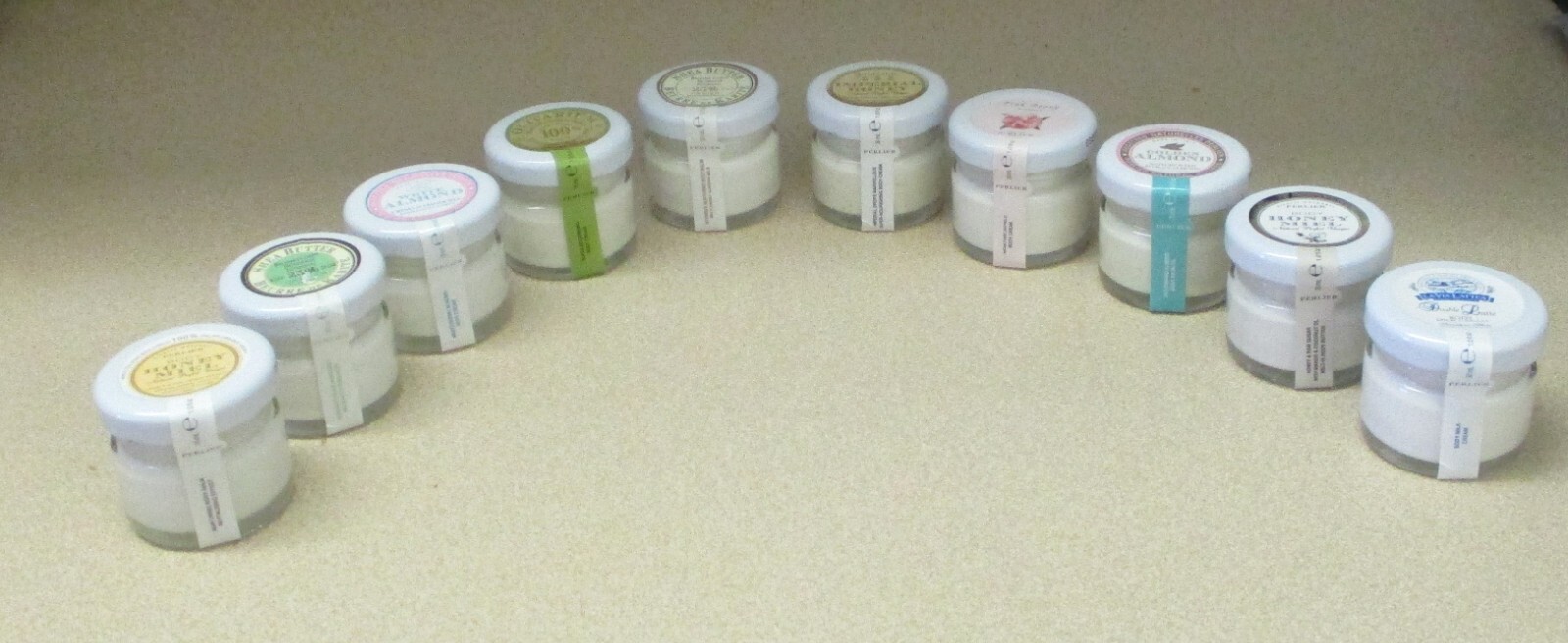 Perlier 12 Mini Body Creams 1.0 Oz Each 1 Unsealed GREAT GIFTS New