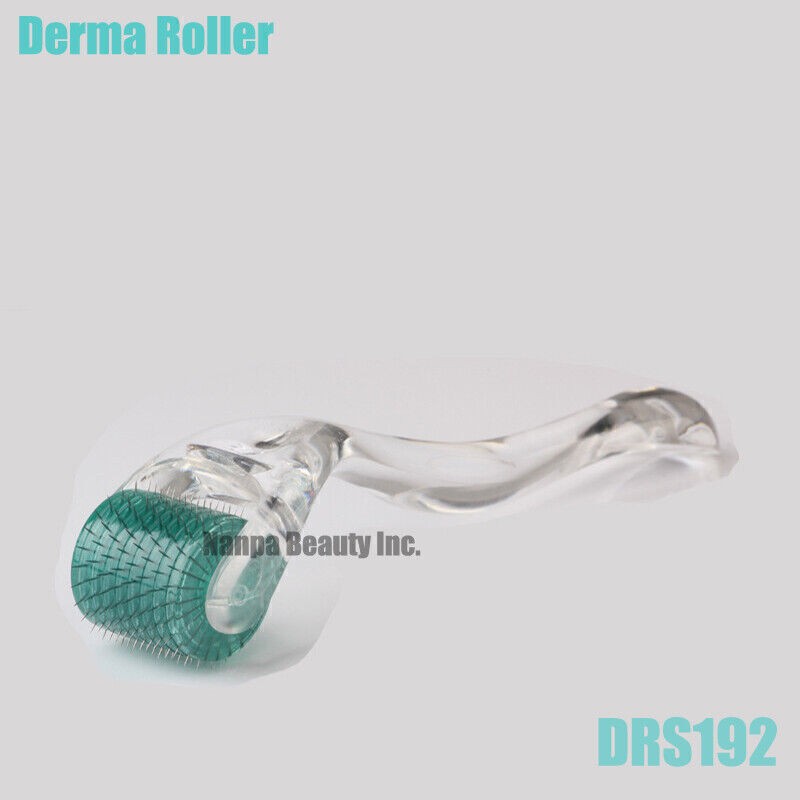 (192 Titanium Pins )Derma Roller For Beard Hair Growth,Acne, Scars Removal Stamp