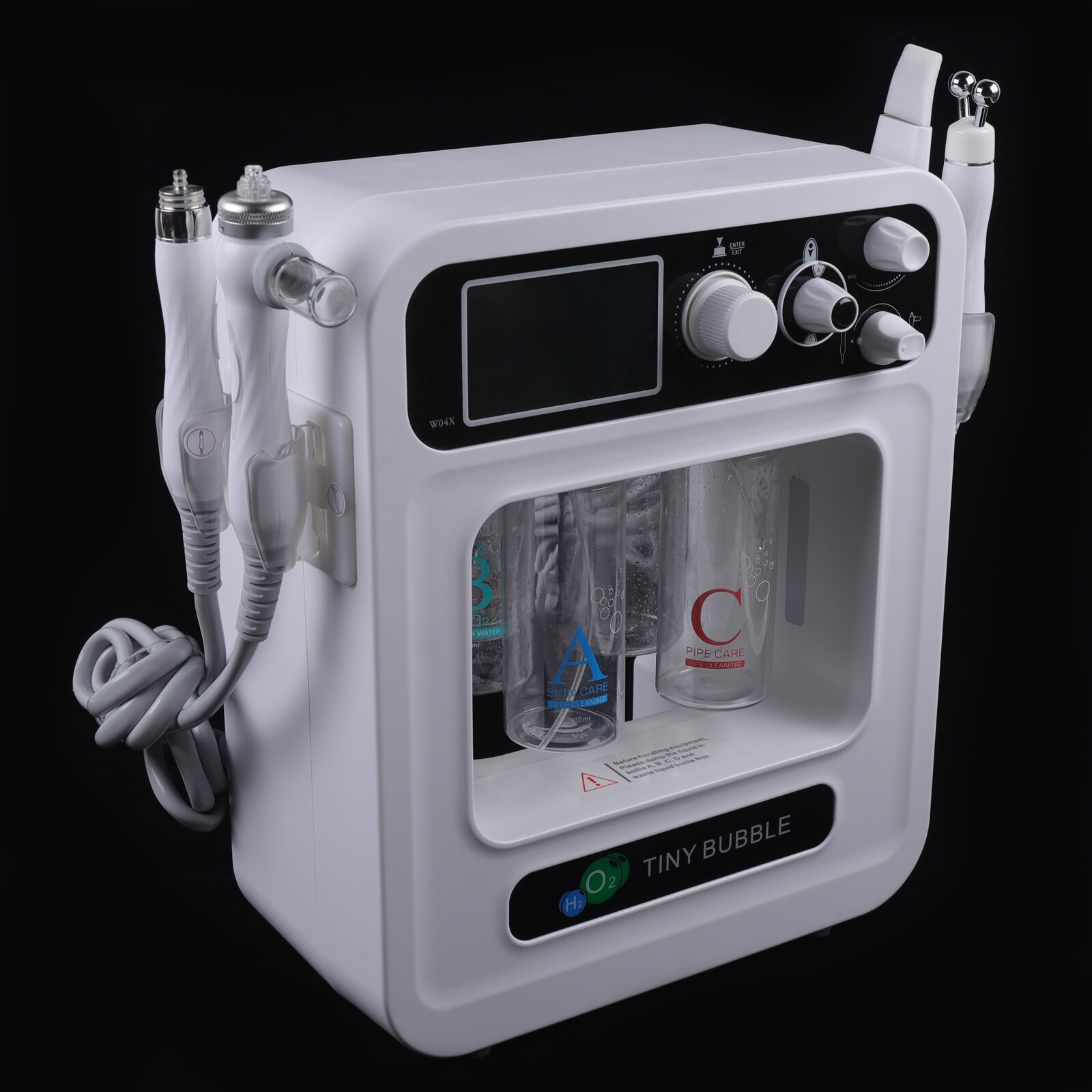 4in1 Hydra Hydro Machine Pro Water Dermabrasion Deep Facial Beauty Home Face Spa