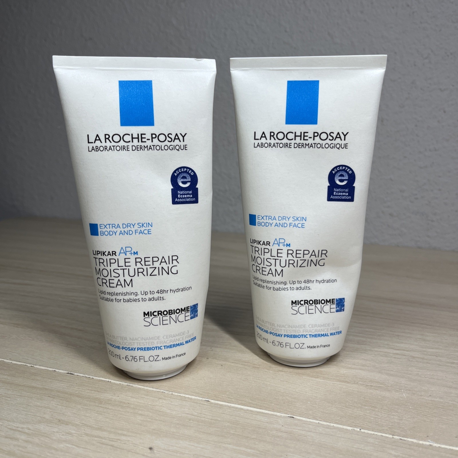 Lot Of 2 La Roche-Posay Lipikar AP+M Triple Repair Moisturizing Cream 6.76oz.