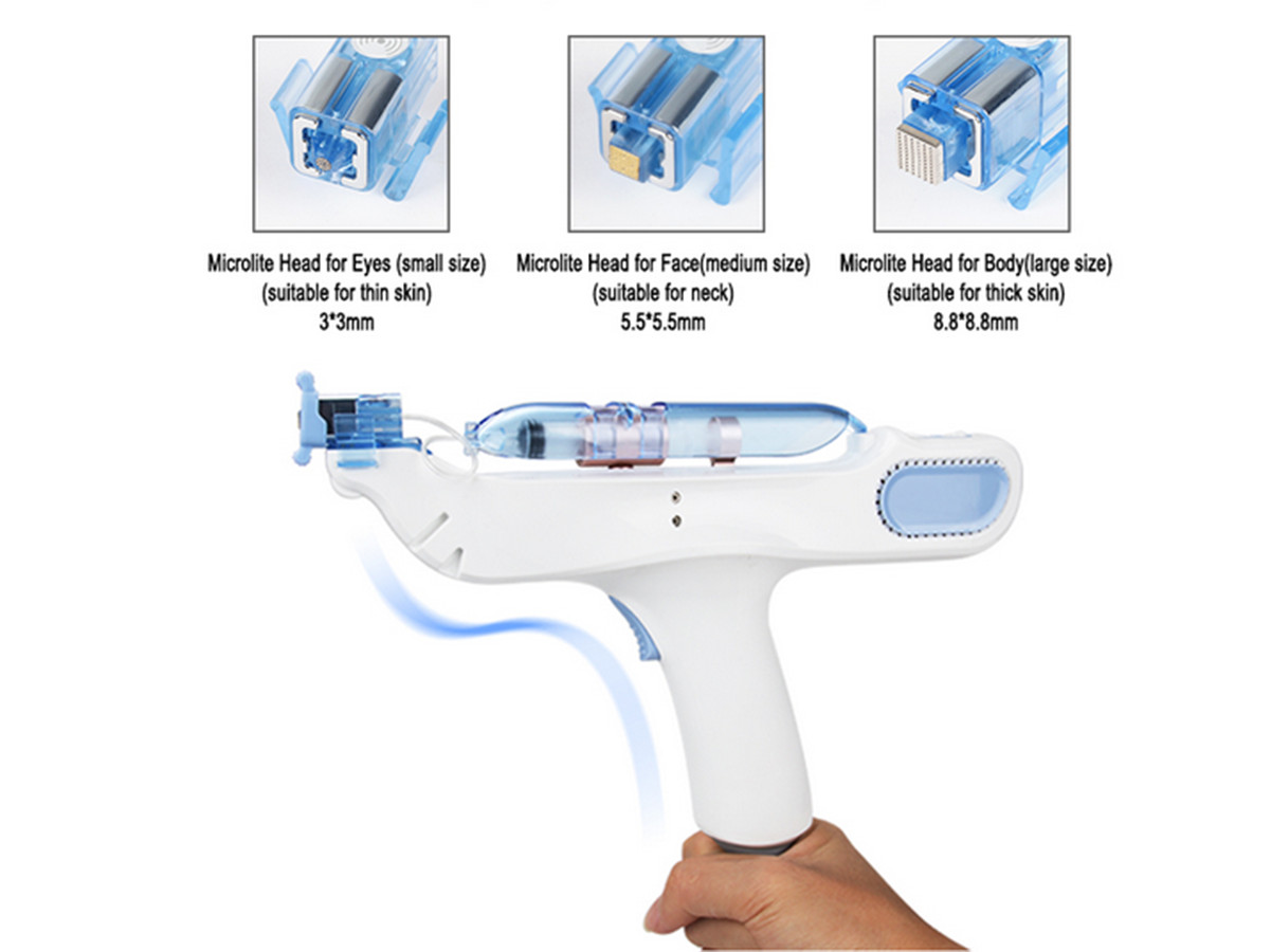Replace 3in1 Microlite Head Syringe Tube Accessories for RF Meso Gun Face Lift