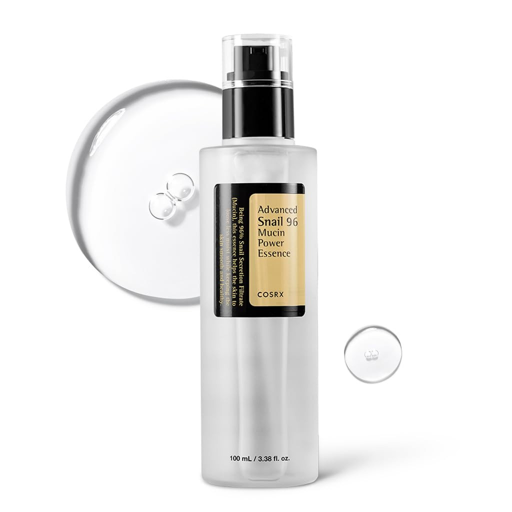 Snail Mucin Repairing Serum 100Ml, Hydrating Serum for Face with Snail Secretion
