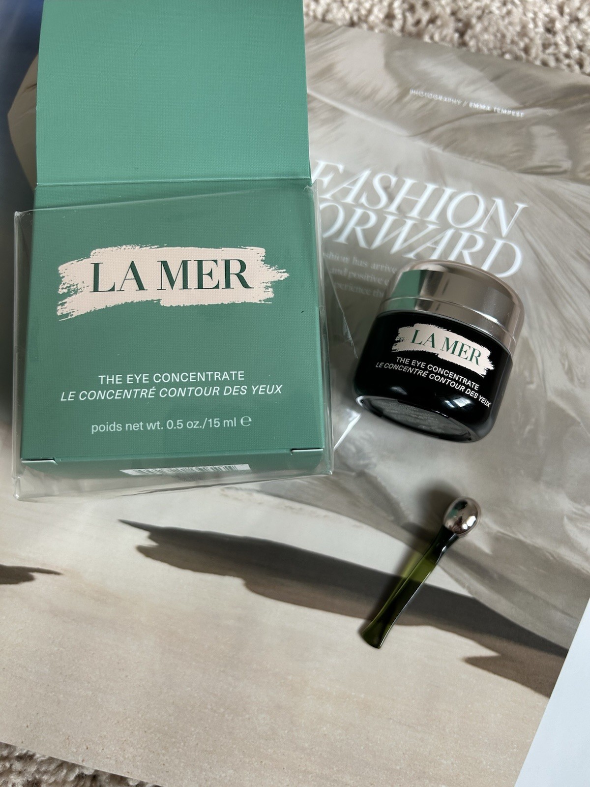 La Mer The Eye Concentrate Deluxe 0.5oz / 15ml Each Total New Fresh 2025 Sealed
