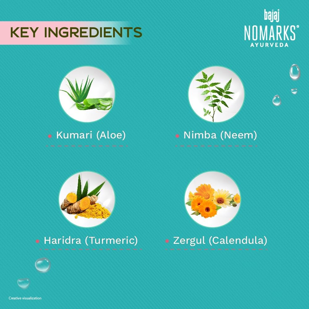 Bajaj Nomarks Ayurveda Cream for Normal Skin 25gm Pack of 1