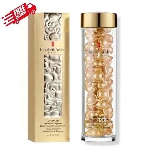 Elizabeth Arden Ceramide Daily Youth Restoring Serum Capsules 90 Ct New