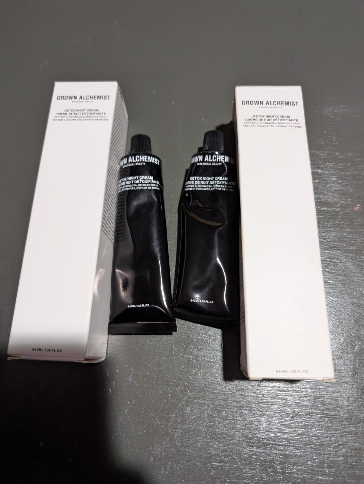 Grown Alchemist Biological Beauty Detox Night Cream 1.35fl Oz (2) Ct NIP