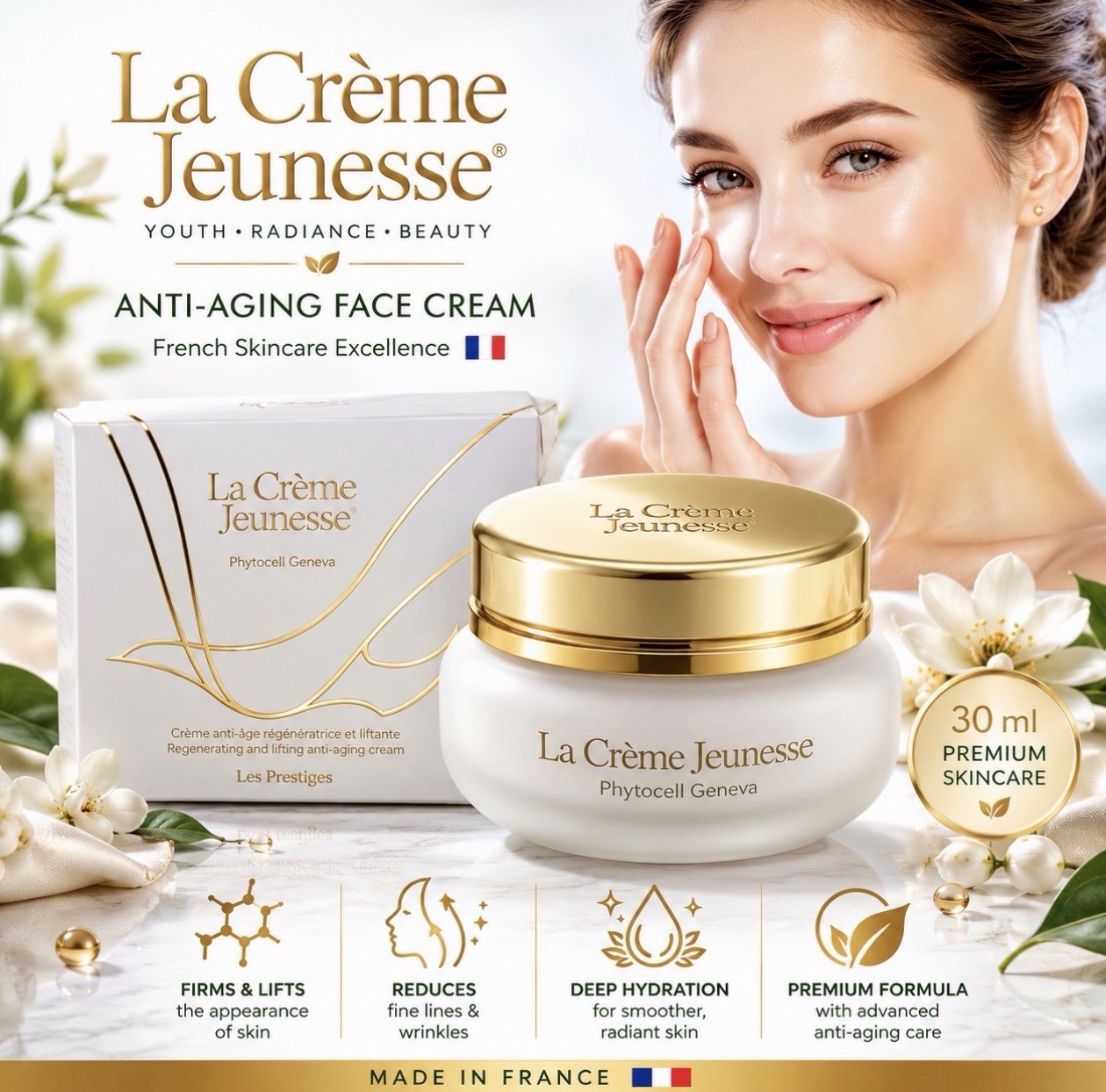 Gernetic La Creme Jeunesse Face Cream 30 ml Youth Anti Aging France