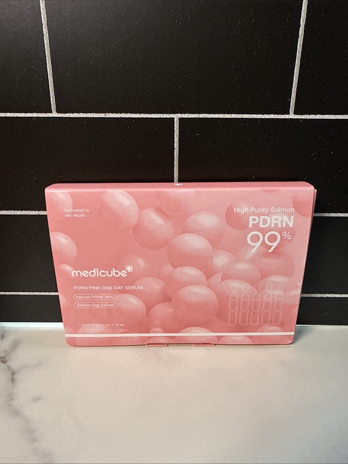 Medicube Salmon DNA PDRN Pink One Day Serum 99% Salmon DNA PDRN 0.05 fl.oz x 10