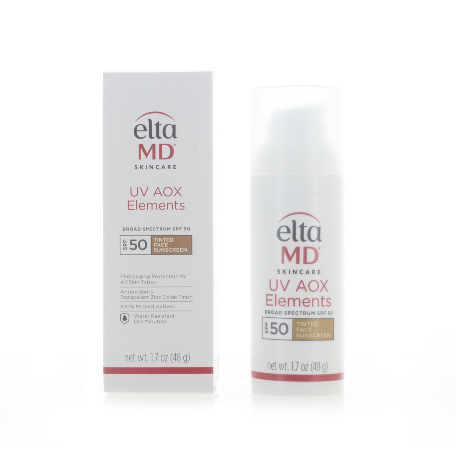 Elta MD UV AOX Elements SPF50 48g 1.7oz EXP 10/2025 NEW FAST SHIP