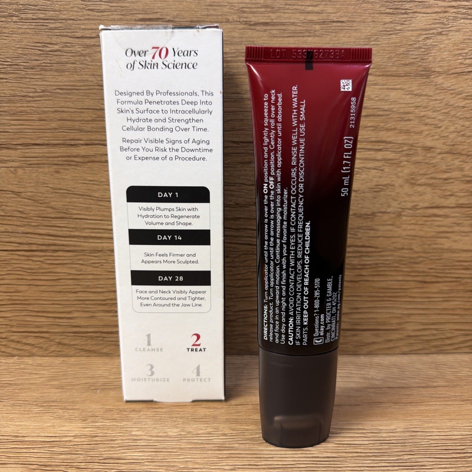 Olay Regenerist Face & Neck Lifting Treatment Fragrance Free 1.7 Oz