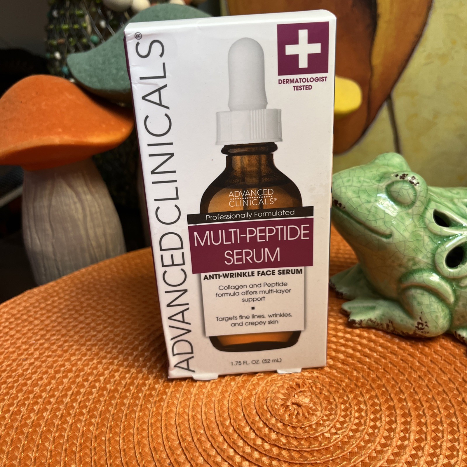 Advanced Clinicals Peptide Serum Anti-Wrinkle Face Serum 1.75 fl oz (52 ml)