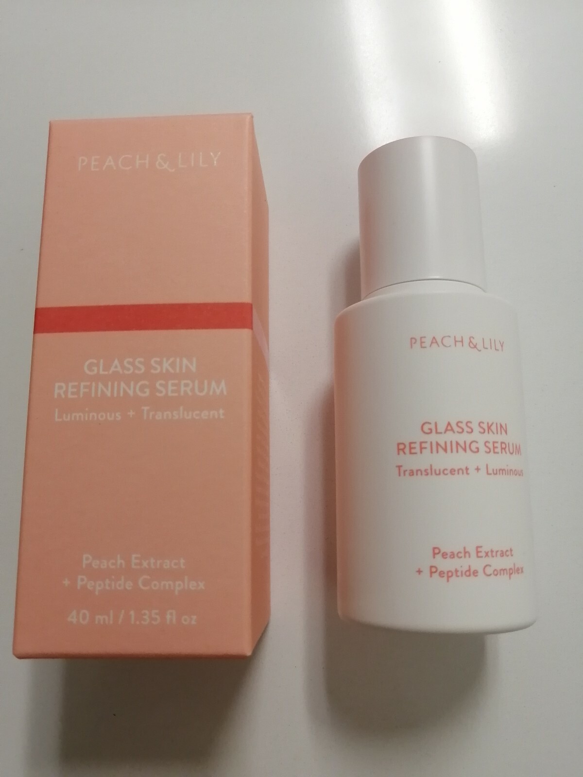 Peach & Lily Glass Skin Refining Serum Translucent +Luminous (1.35 oz/40ml) NIB