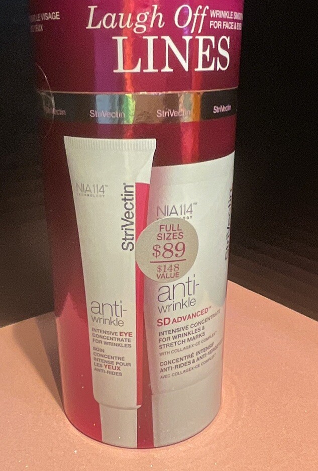 StriVectin SD Advanced Anti-Wrinkle Face & Body DUO Wrinkles Lines Stretch Marks