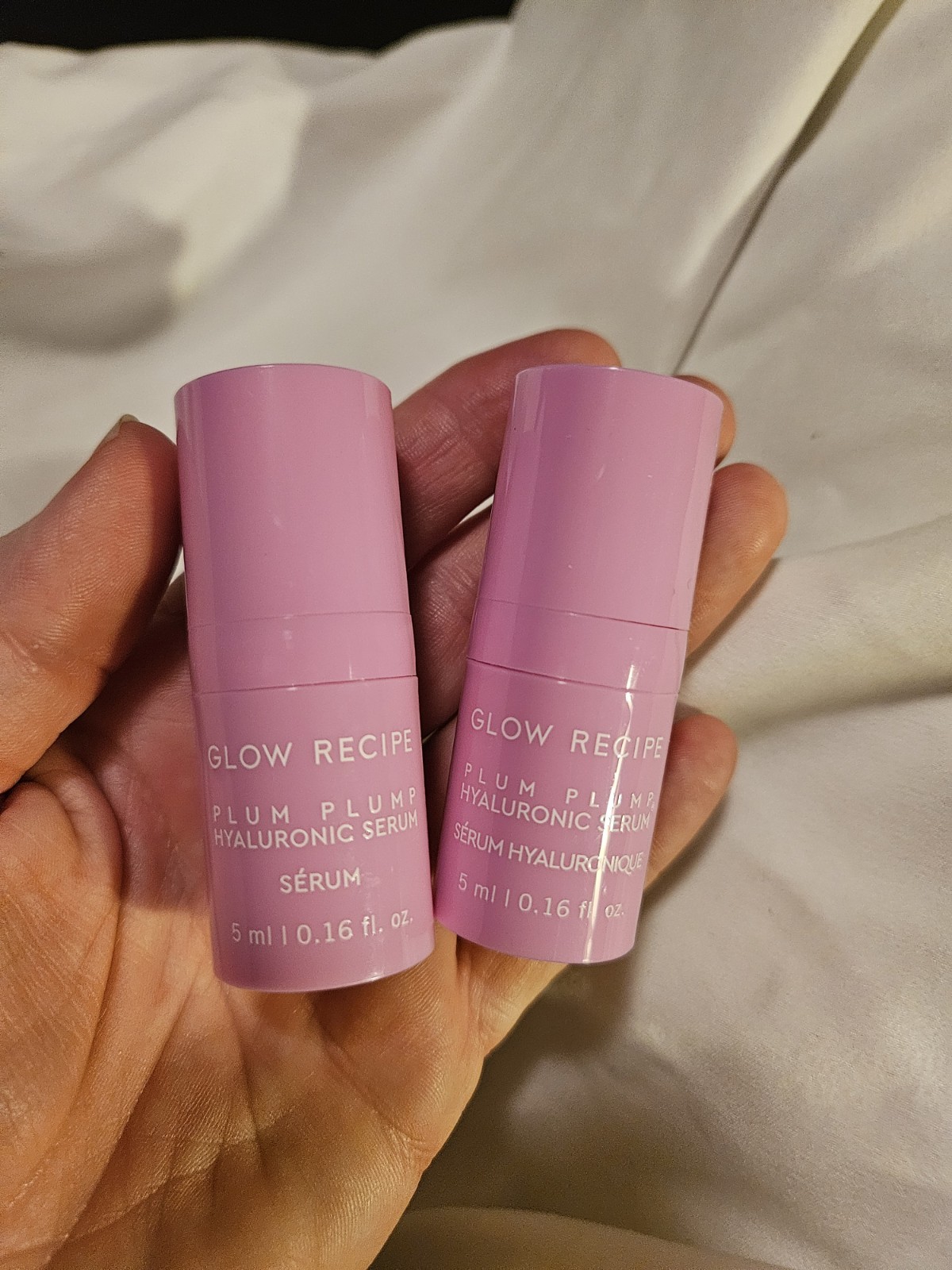 Glow Recipe Plum Plump Hyaluronic Acid Hydrating Serum 5ml. Set Of TWO. NEW
