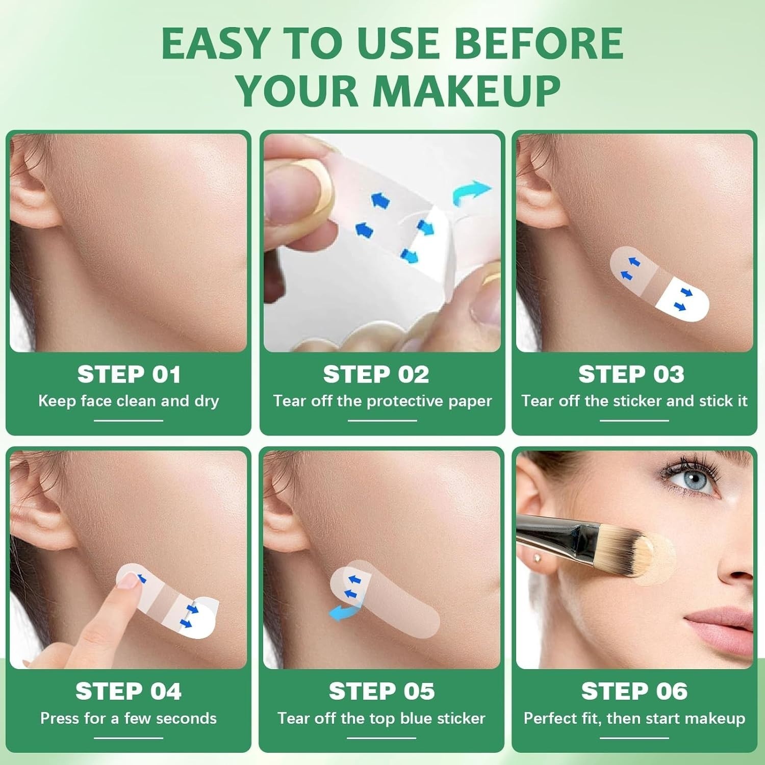 Face Lift Tape Invisible With String, Face Tape Lifting Invisible, Neck Lift Tap