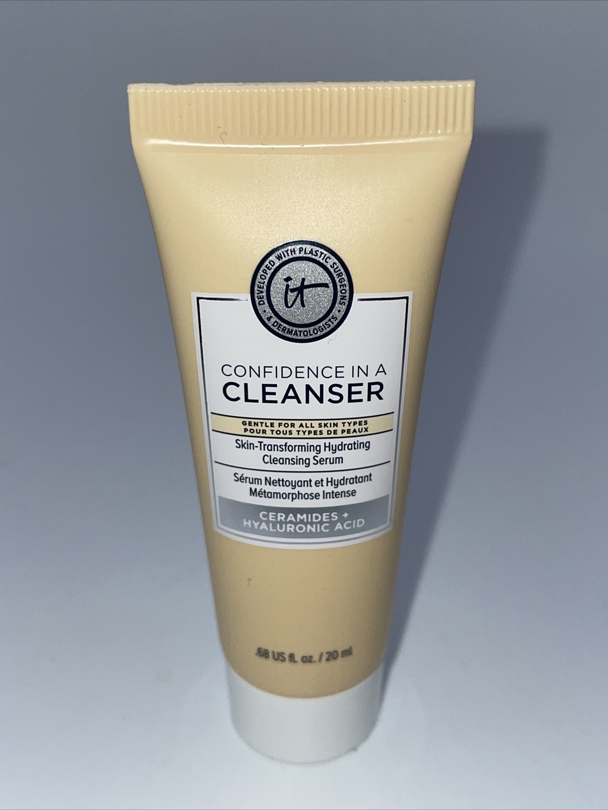 It Cosmetics Cleanser & Hello Results Retinol Serum + Bye Bye Lines Sample Sizes