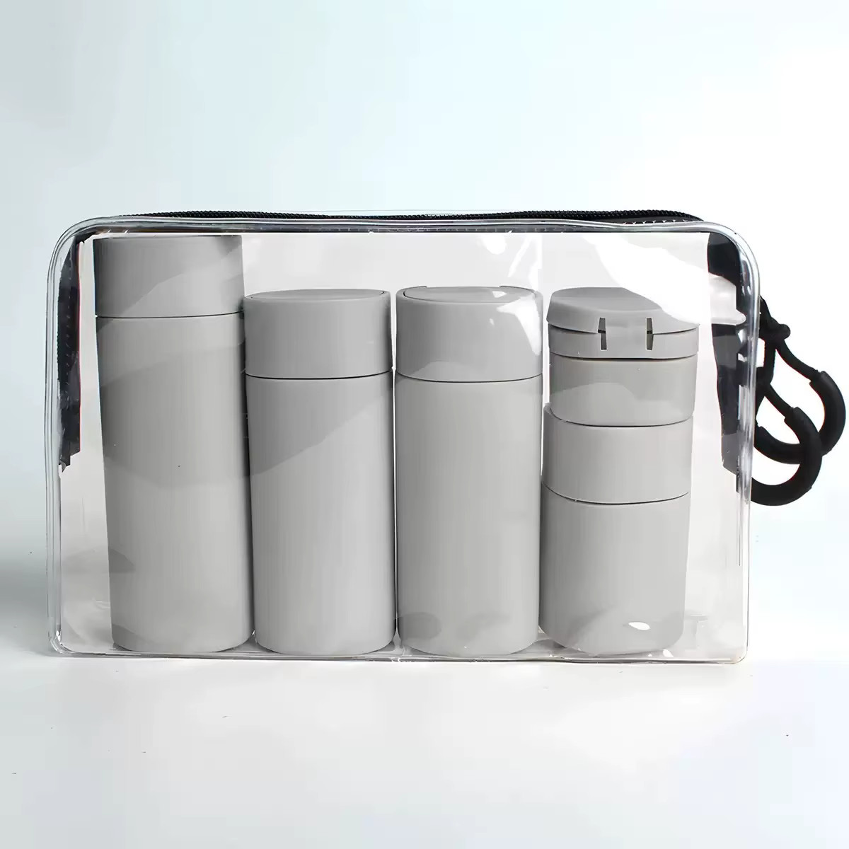Travel Bottles Set TSA Approved Refillable Silicone Toiletry Containers 4 Pack