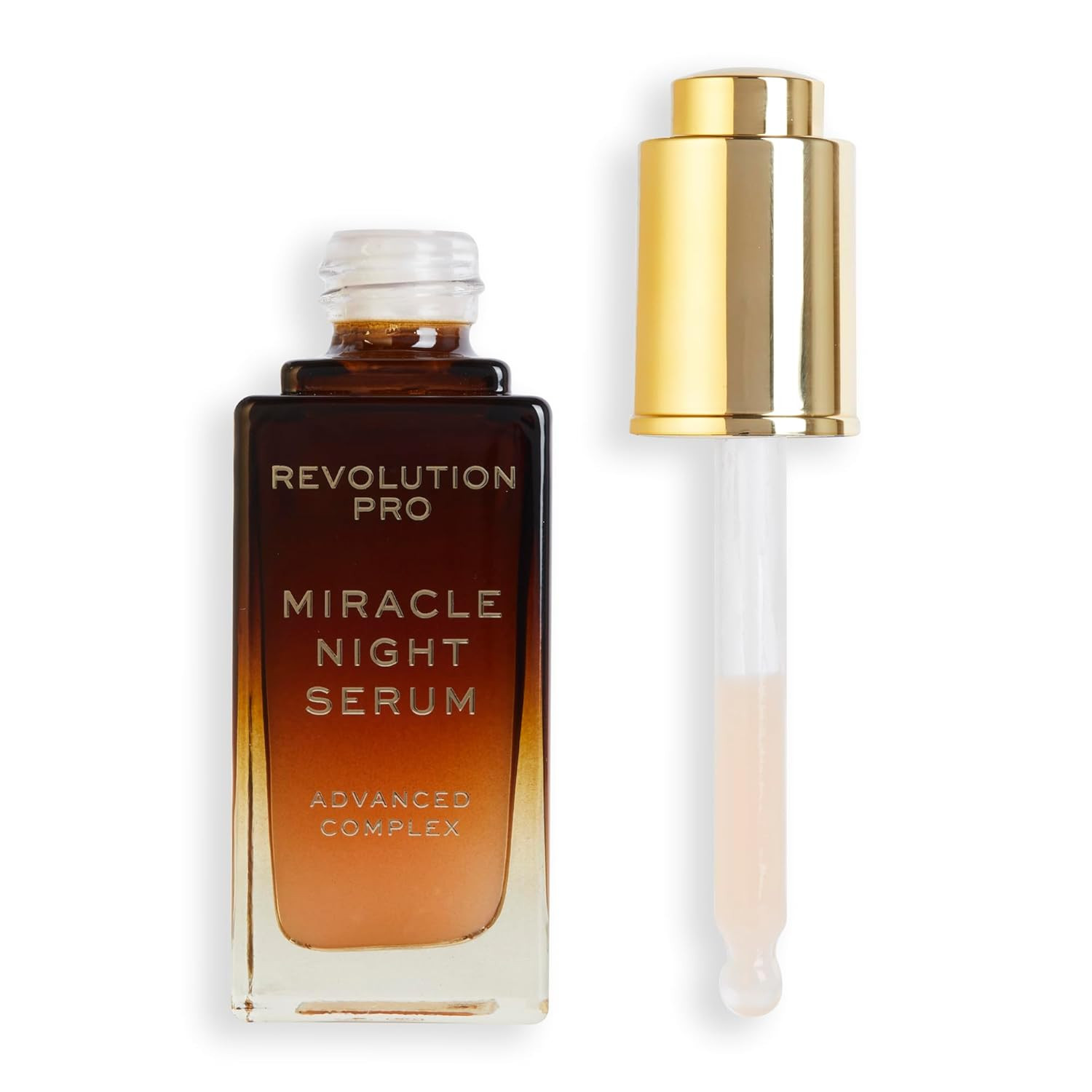 Revolution Pro Miracle Night Serum 101 Oz Renewing Rejuvenating Vegan Formula