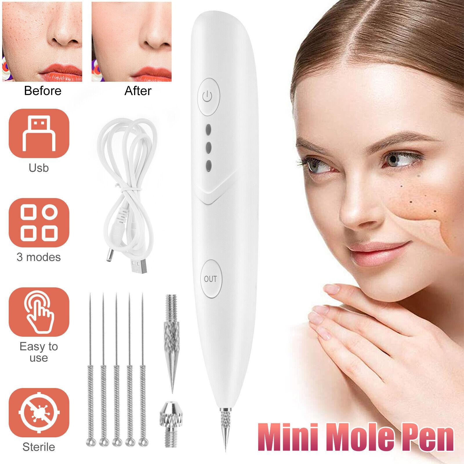 1Pc USB Laser Pen Mole Removal Age Spot Remover Skin Wart Tattoo Tool b