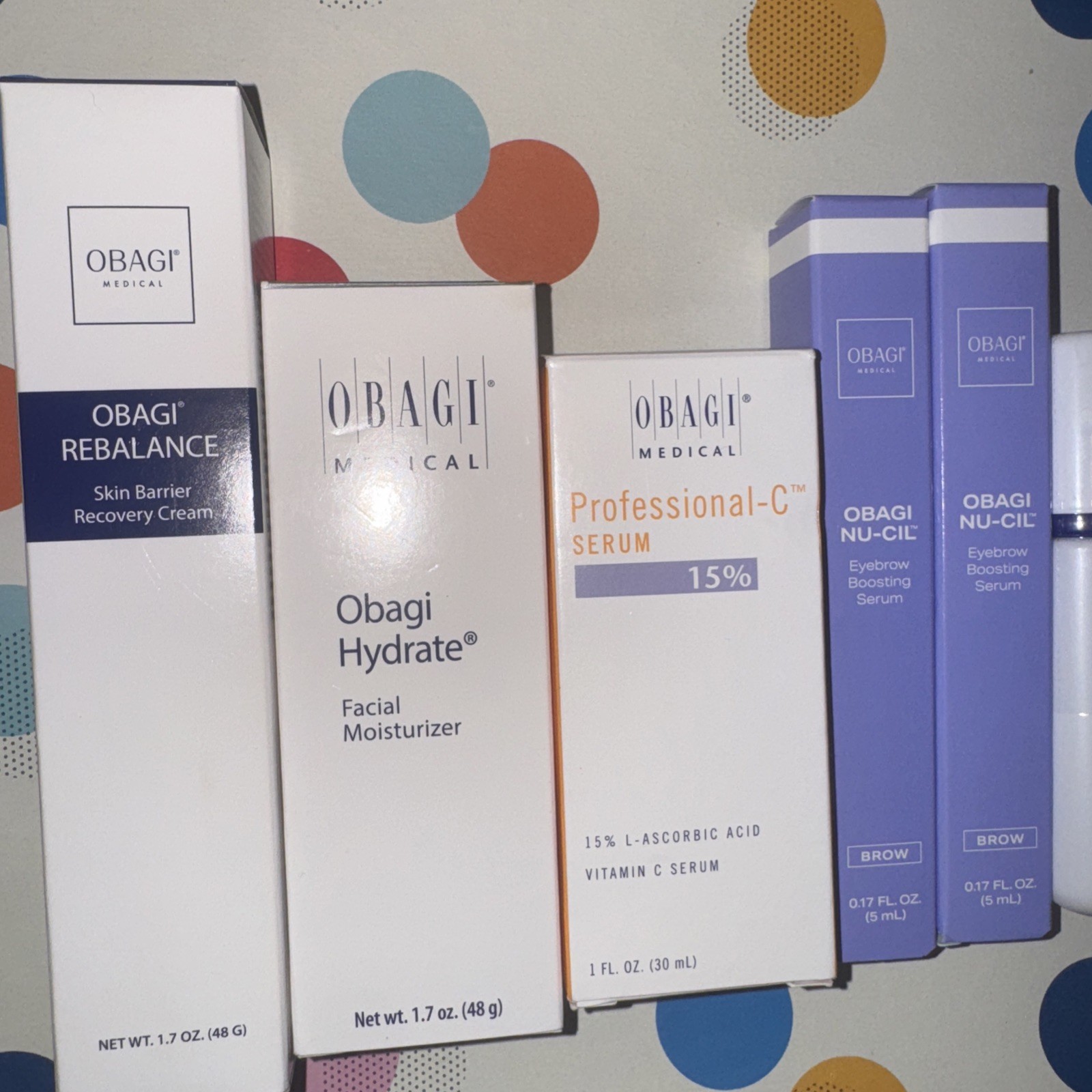 Obagi Medical Skin Care 7 Products. New In Box. Sealed. Fast Shipping.