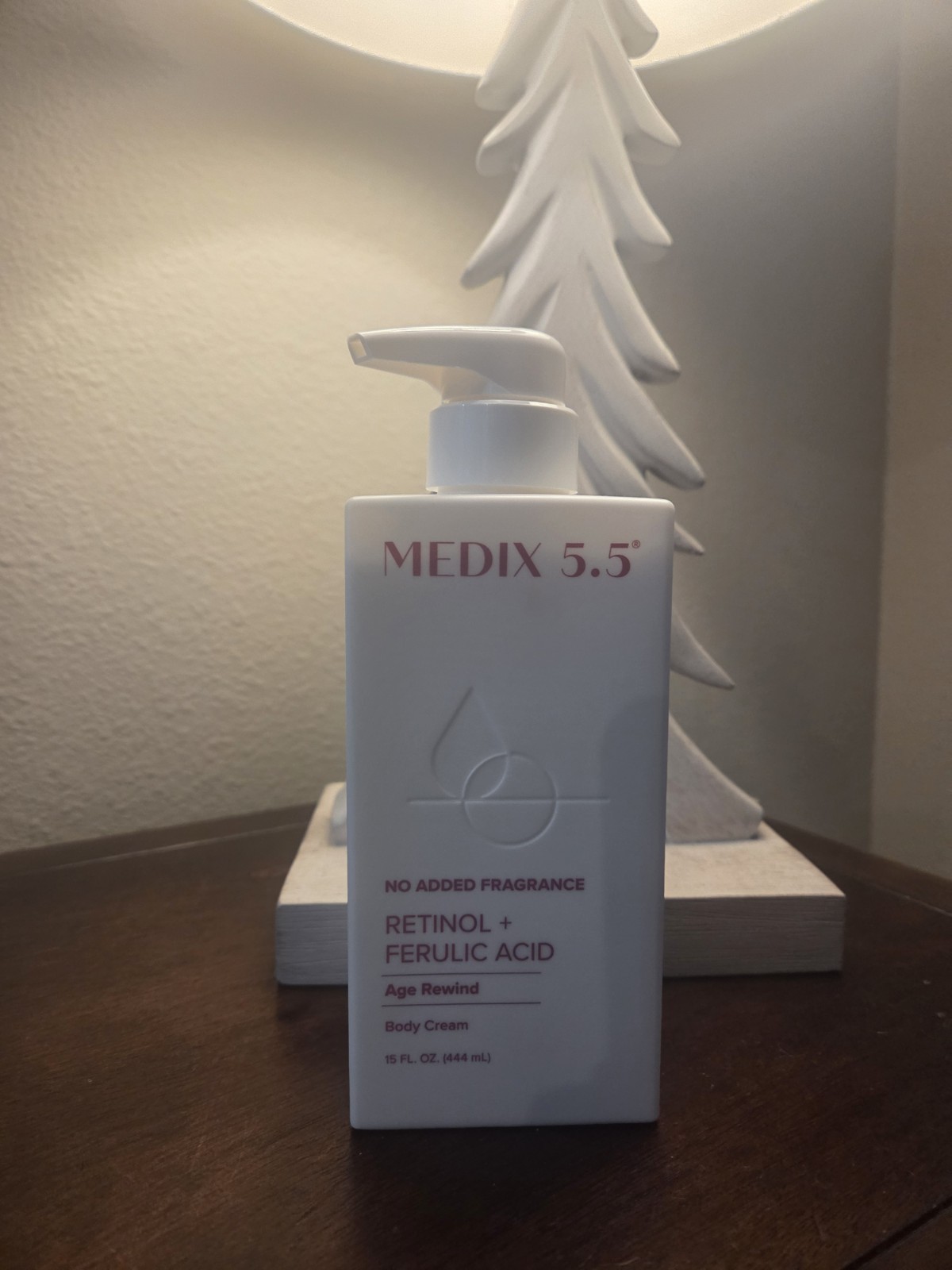 MEDIX 5.5 Retinol + Ferulic Acid Age Rewind Body Cream – Fragrance Free – 15 oz