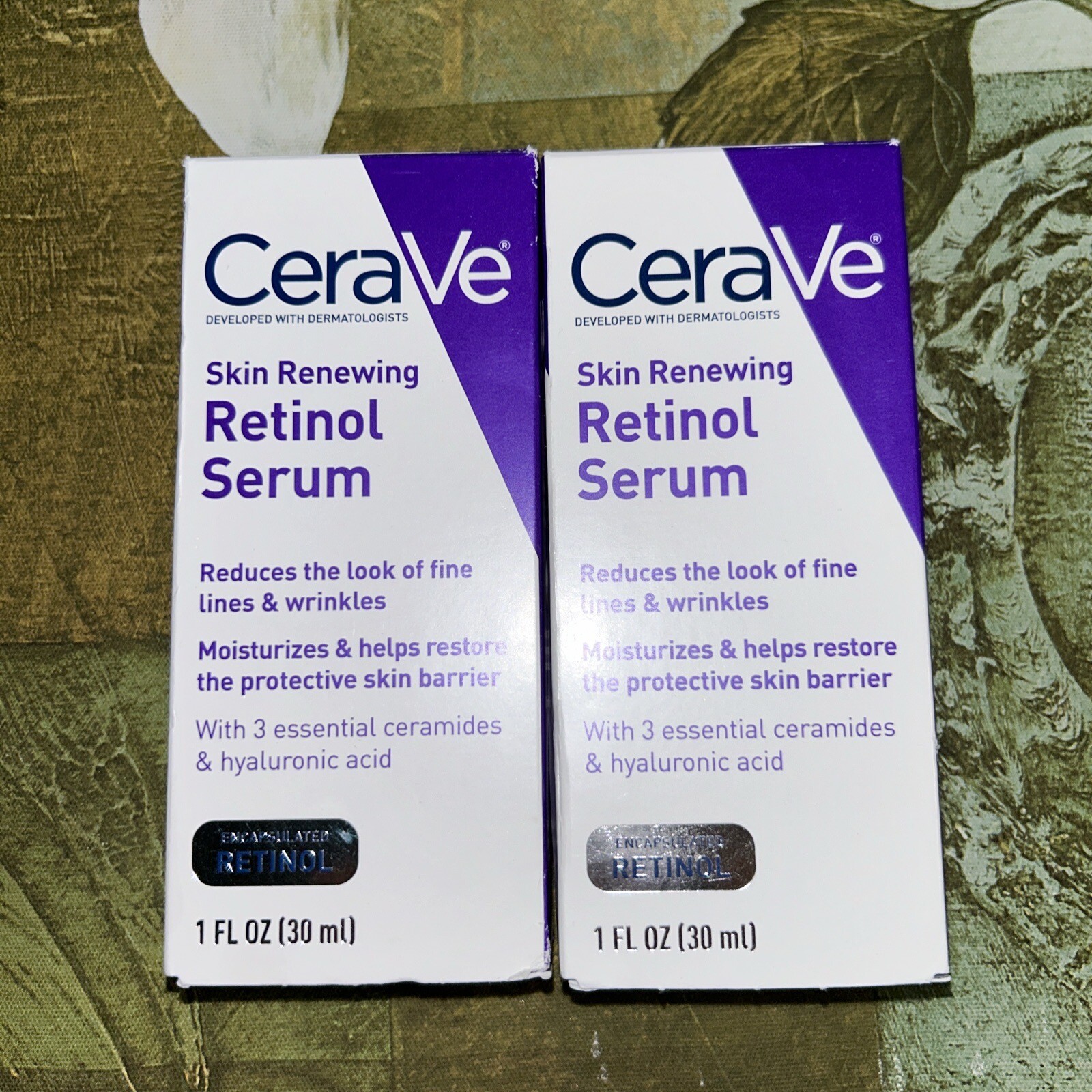 Cerave Skin Renewing Retinol Serum – 1 fl. oz 2 Pack.