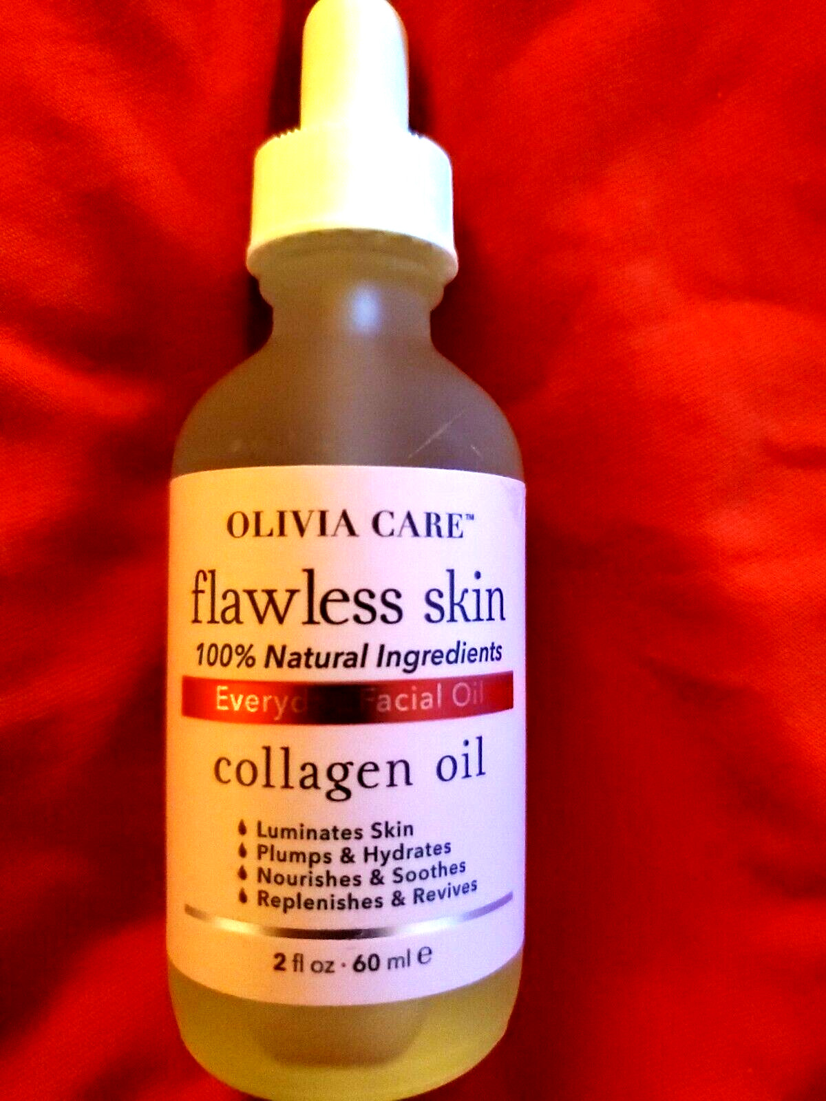 FLAWLESS SKIN EVERY DAY FACIAL COLLAGEN OIL 100% NATURAL INGREDIENTS