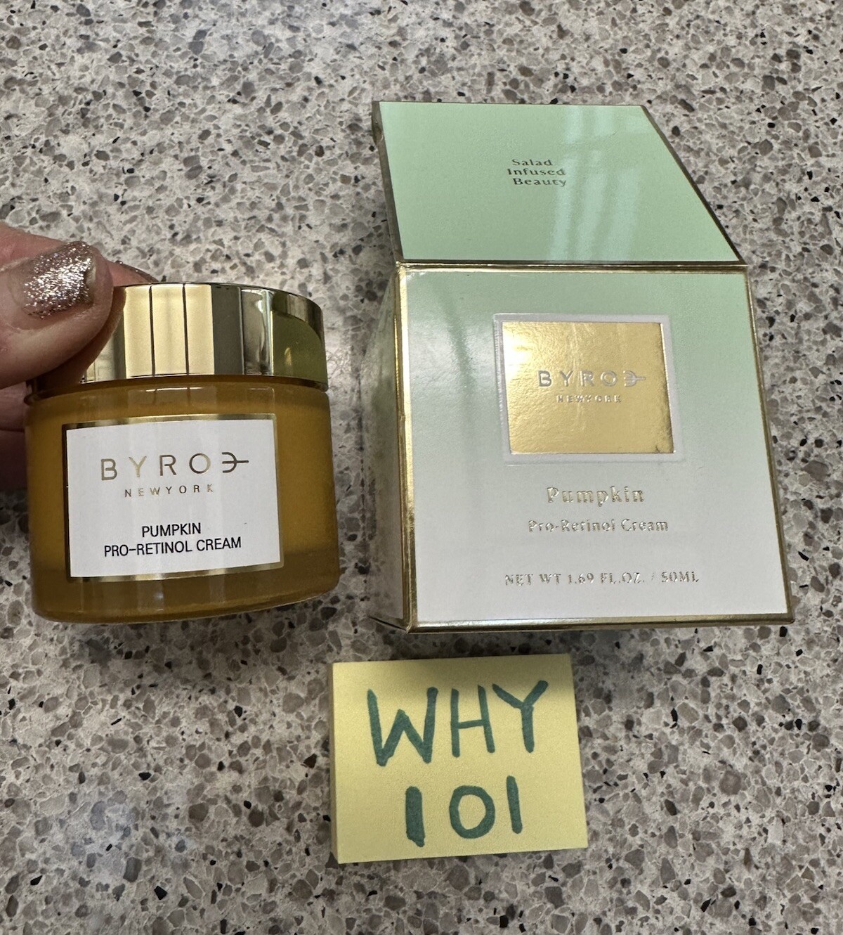 BYROE Pumpkin Pro-Retinol Cream 1.69oz/50mL FULL SZ; SEALED BOX $110