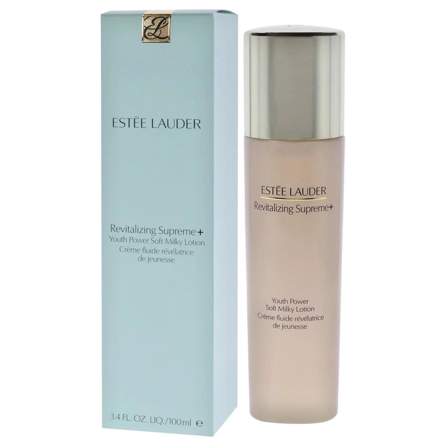 Estee Lauder Revitalizing Supreme+ Youth Power Soft Milky Lotion 3.4oz/100ml NIB