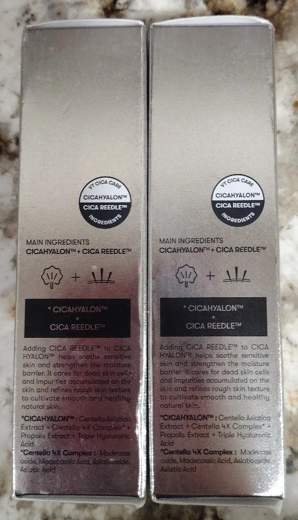 2 Pack VT Cosmetics CICA REEDLE SHOT 700 Microneedling Treatment Serum 30ml -KK