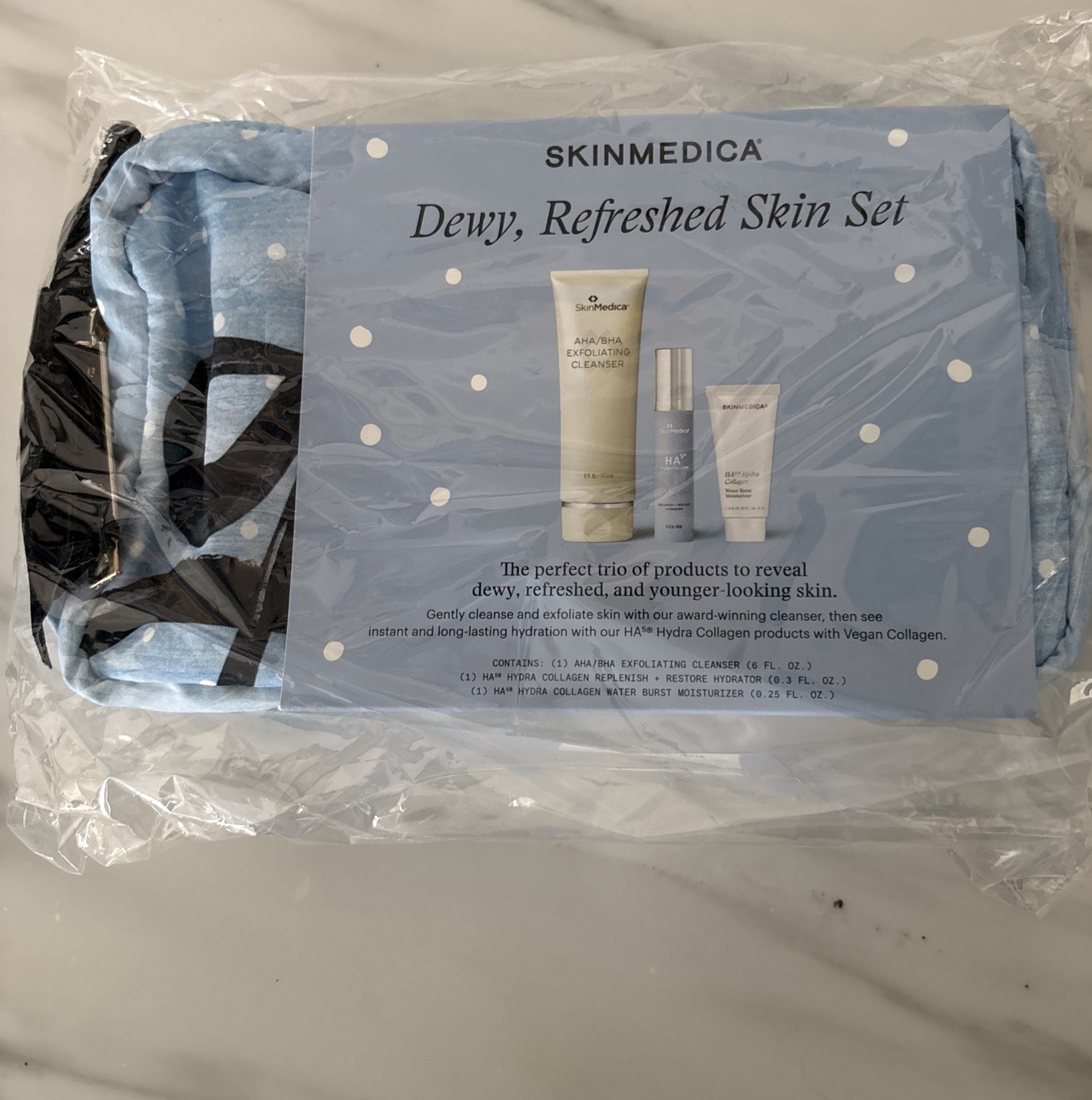 SkinMedica Dewy Refreshed Skin Set Cleanser Collagen Hydrator Moisturizer