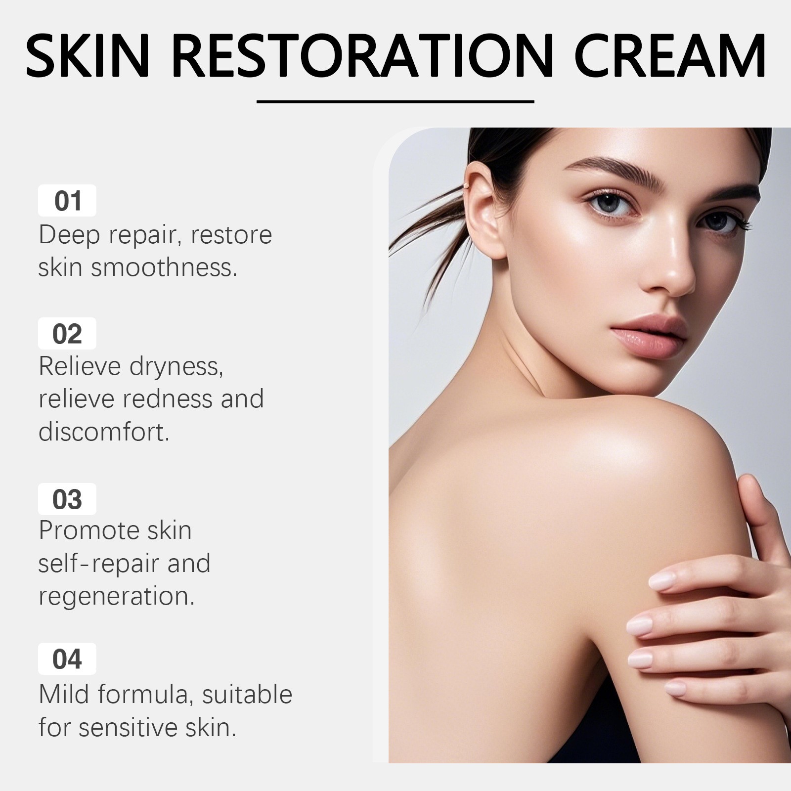 1-3PCS Biotin 10-in-1 Skin Cream Moisturizer Collagen For All Skin Types ~20%OFF