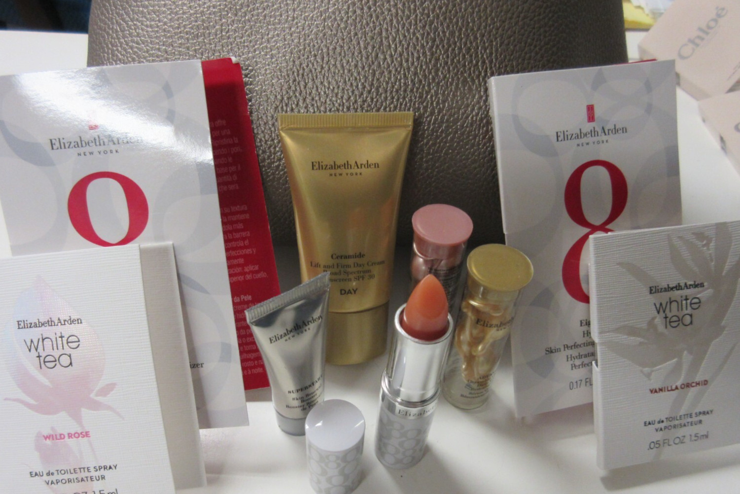 Elizabeth Arden Skin Care Set 8 Hour Lip Protectant Prevage SALE HELPS DOGS CATS