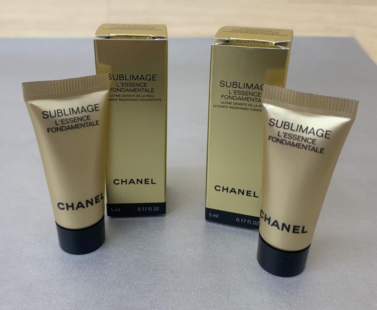 QTY 2 Chanel Sublimage L’essence Fondamentale Redefining Concentrate 0.17fl oz.